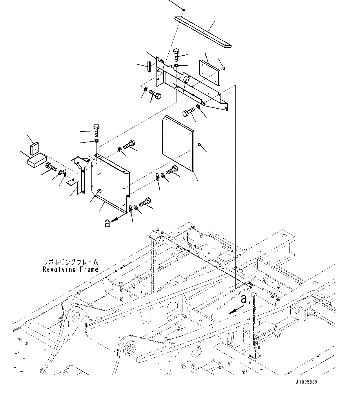 Схема запчастей Komatsu PC490-10 - КАБИНА ПЕРЕГОРОДКА., (/) КАБИНА ПЕРЕГОРОДКА.