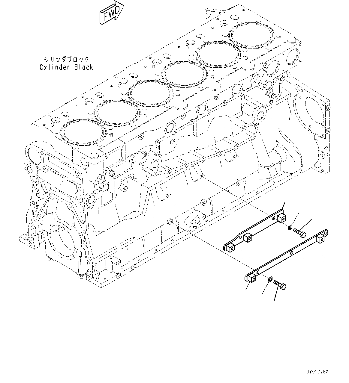 Схема запчастей Komatsu SAA6D140E-6B - ПРОВОДКА, (/) (№7-) ПРОВОДКА