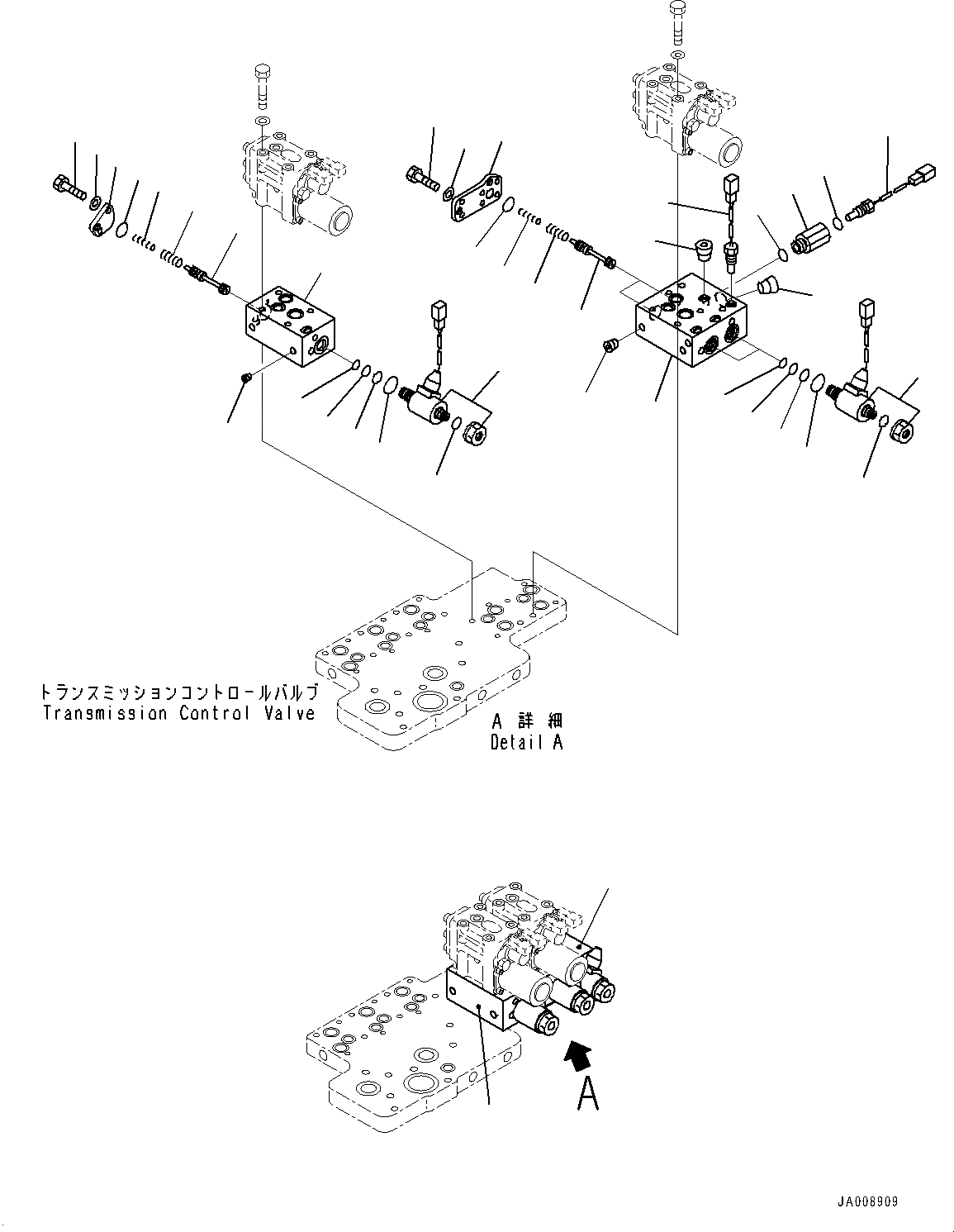 Схема запчастей Komatsu WA1200-6 - ГИДРОТРАНСФОРМАТОР И ТРАНСМИССИЯ, BYPASS КЛАПАН (№-) ГИДРОТРАНСФОРМАТОР И ТРАНСМИССИЯ
