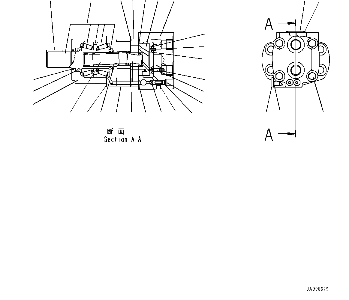 Схема запчастей Komatsu GD755-5R - СЦЕПНОЕ УСТРОЙСТВО И CIRCLE, МОТОР (№-) СЦЕПНОЕ УСТРОЙСТВО И CIRCLE