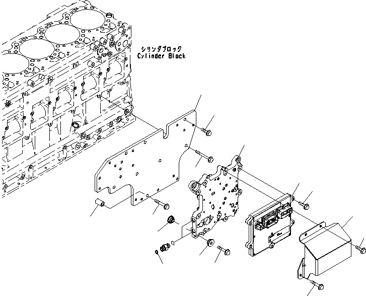 Схема запчастей Komatsu SAA6D125E-5HR - УПРАВЛЕНИЕ ПОДАЧ. ТОПЛИВА (№77-) УПРАВЛЕНИЕ ПОДАЧ. ТОПЛИВА