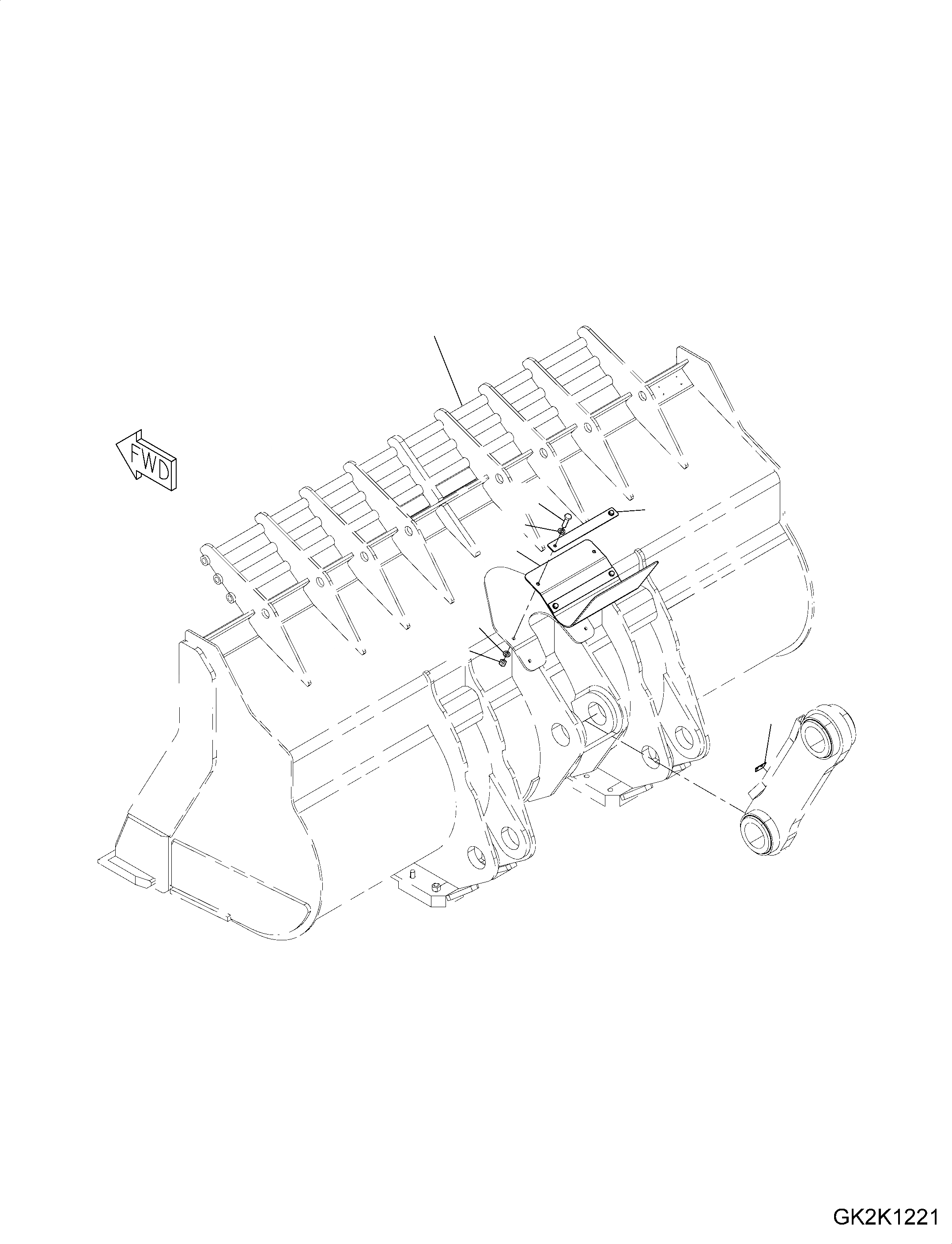 Схема запчастей Komatsu WA500-7 - КОВШ, КАБИНА (INКАПОТ) (С ЧАСТИ КОРПУСА)(№30025-31999) COVER, (CODE: S) КОВШ, КАБИНА (INКАПОТ) (С ЧАСТИ КОРПУСА)(№30025-31999) COVER, (CODE: S)