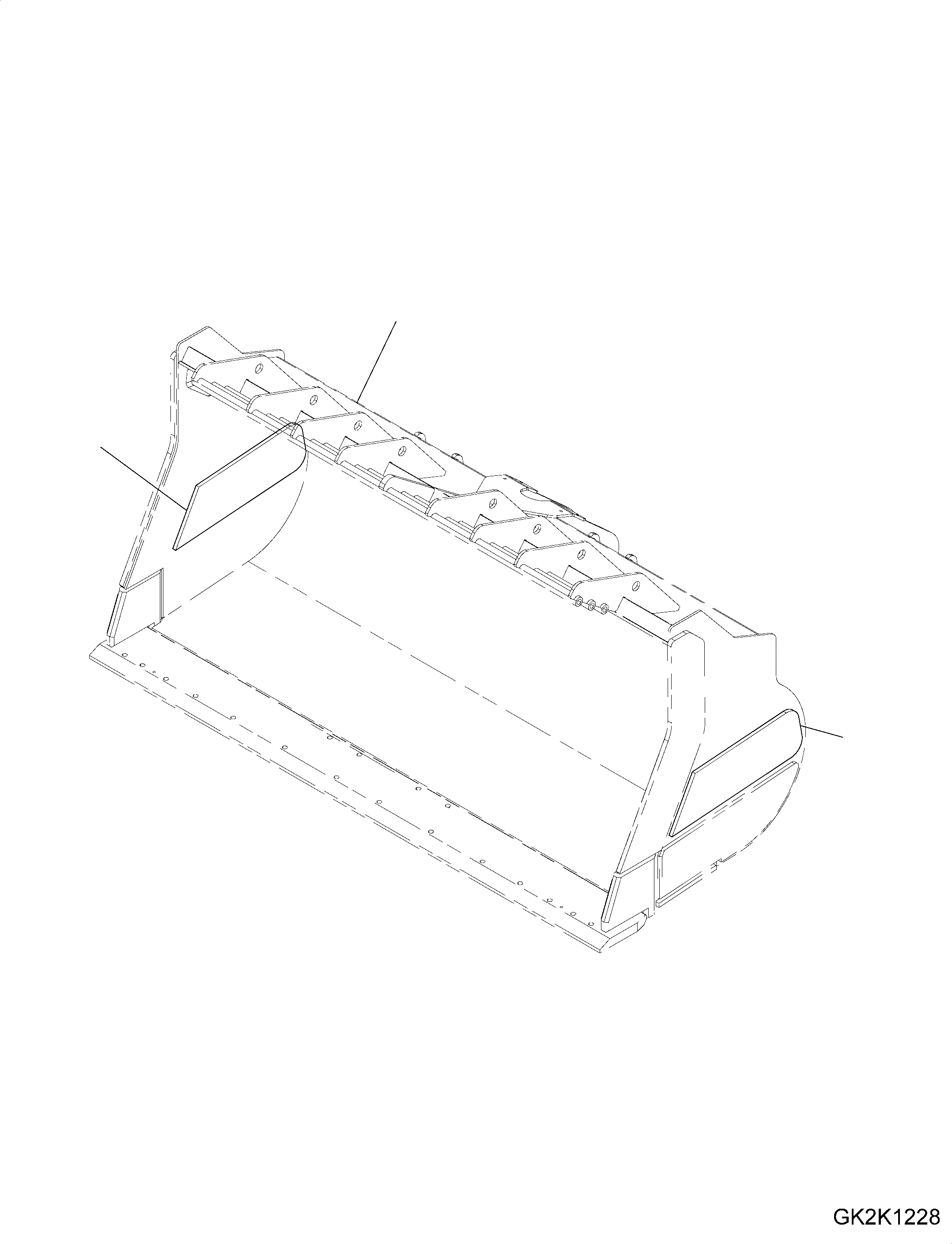 Схема запчастей Komatsu WA500-7 - КОВШ, С WEAR ПЛАСТИНА , (CODE: S8) КОВШ, С WEAR ПЛАСТИНА , (CODE: S8)