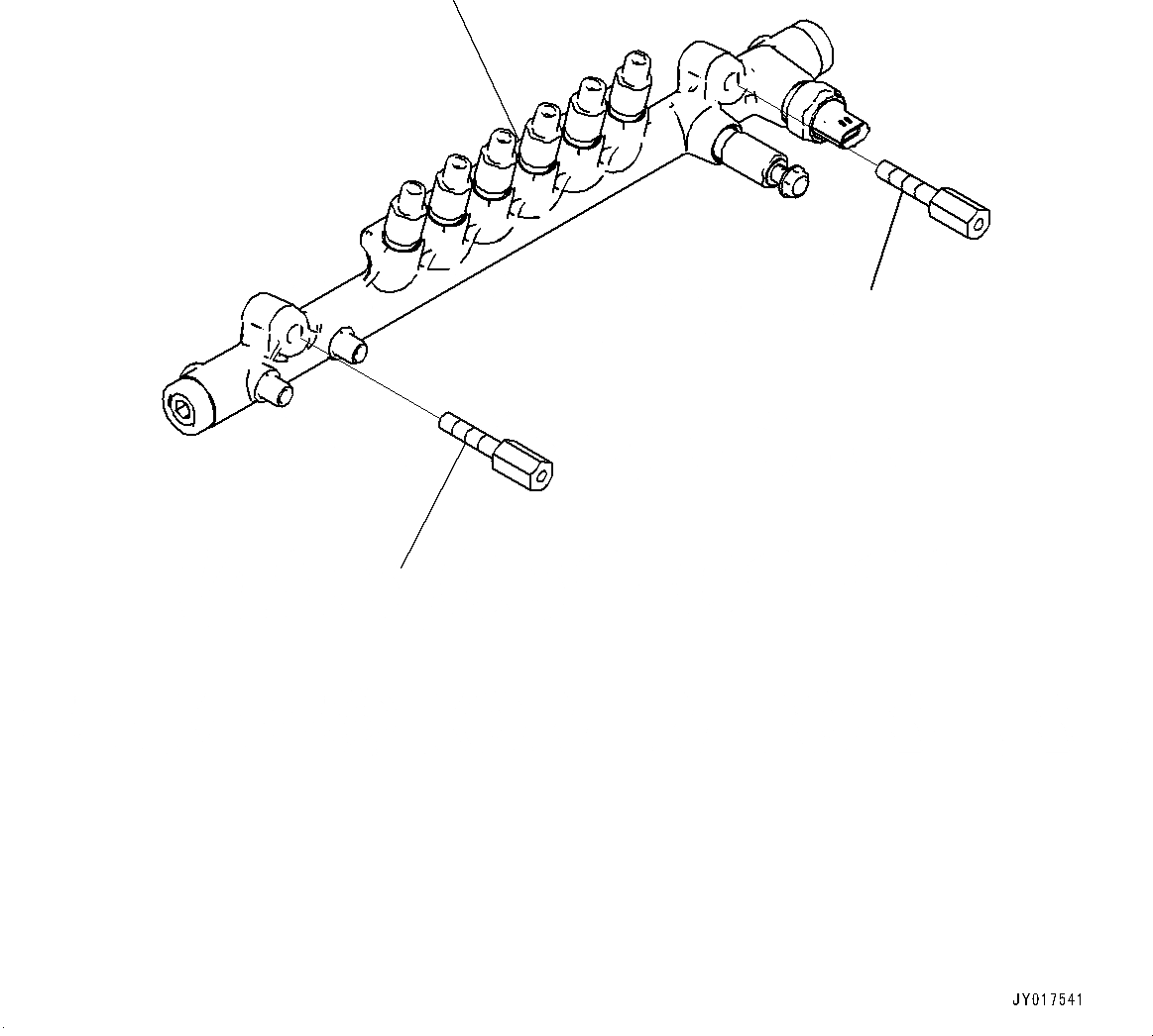 Схема запчастей Komatsu SAA6D140E-6C - ТОПЛ. НАСОС, COMMON RAIL ТОПЛ. НАСОС