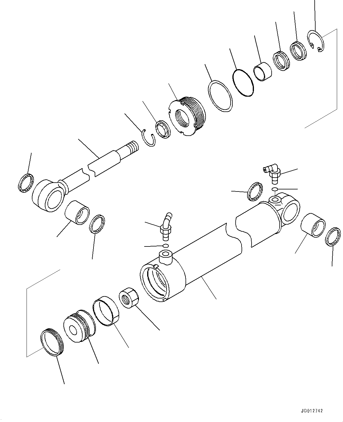 Схема запчастей Komatsu WA380Z-6 - ЗАХВАТ ДЛЯ БРЕВЕН, ЦИЛИНДР ЗАХВАТА (№87-) ЗАХВАТ ДЛЯ БРЕВЕН