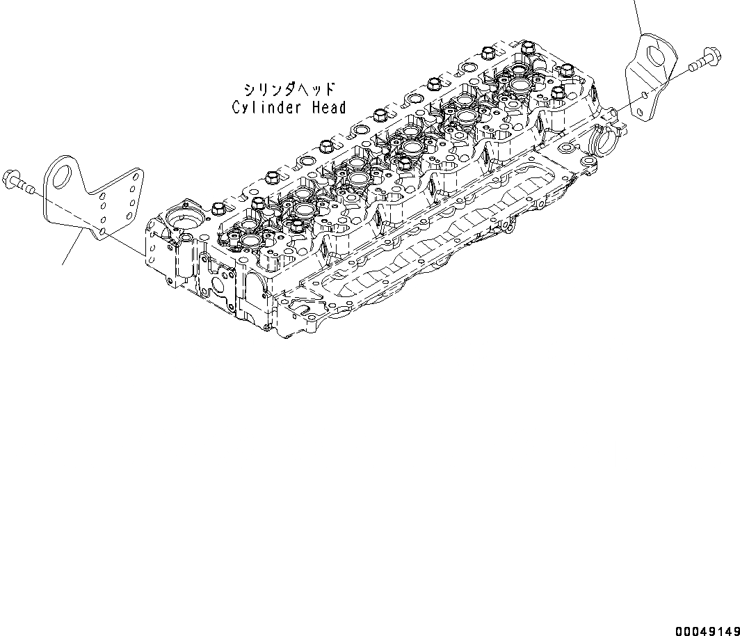 Схема запчастей Komatsu SAA6D107E-1L - ПОДЪЕМ ARRANGEMENT (№88-) ПОДЪЕМ ARRANGEMENT