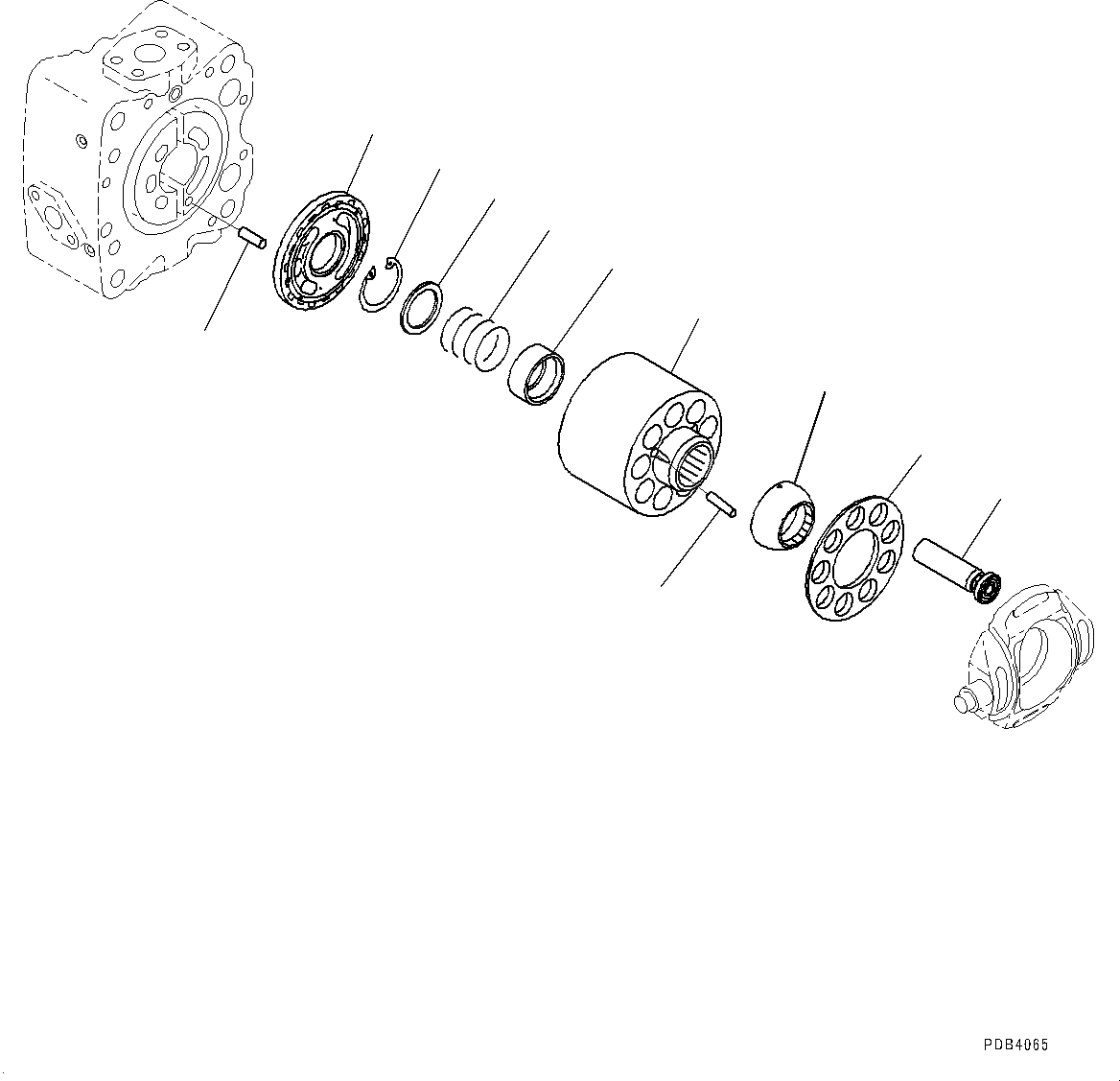 Схема запчастей Komatsu PC1250-8R - NO. НАСОС, ВНУТР. ЧАСТИ (8/) (№-) NO. НАСОС