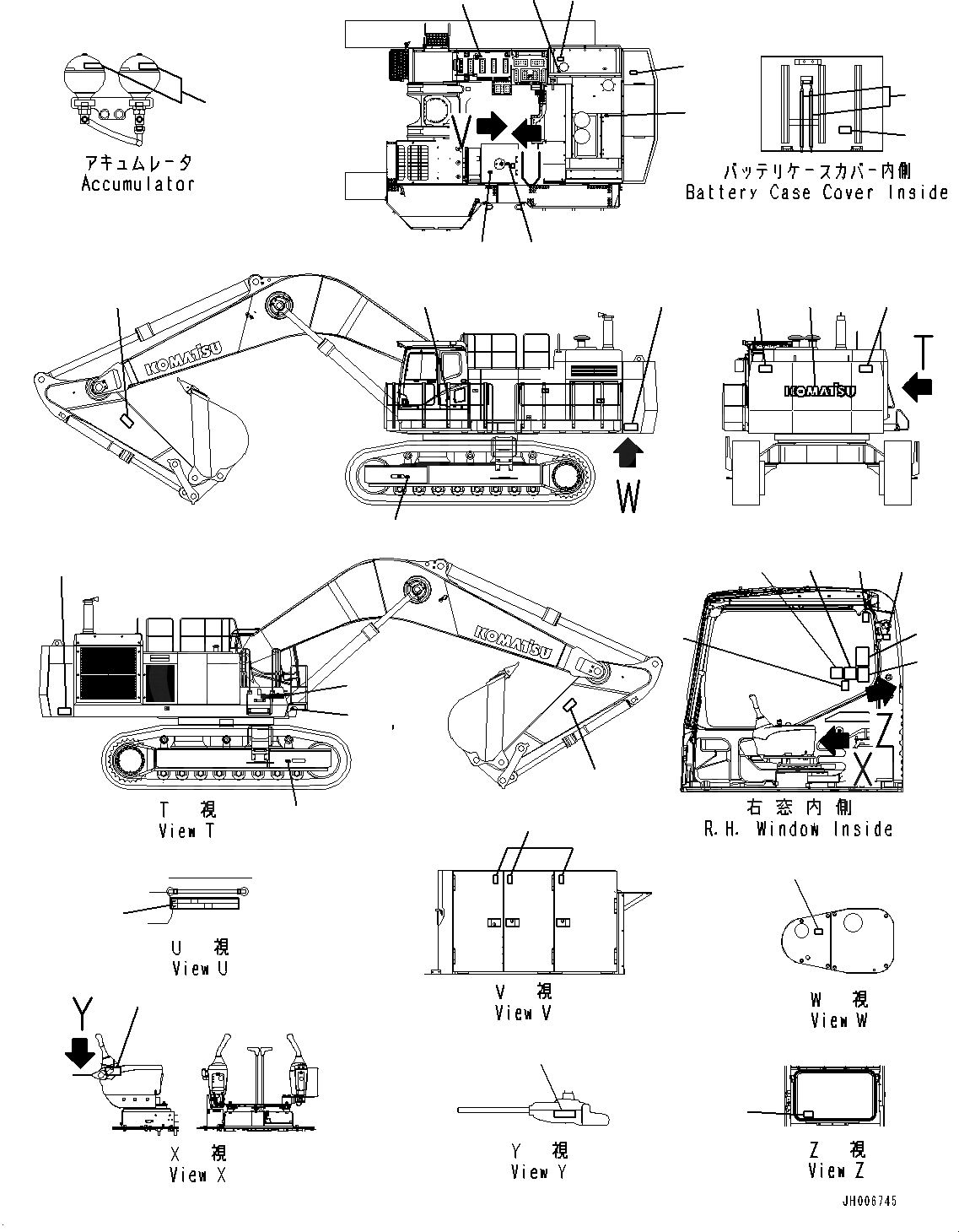 Схема запчастей Komatsu PC1250-8R - МАРКИРОВКА, АНГЛ., TEXT ТИП, PROVISION ДЛЯ ТОПЛИВН. БЫСТР. ЗАПРАВ. СИСТЕМА, OPERATING И ПРЕДУПРЕЖДАЮЩ. МАРКИРОВКА (№-) МАРКИРОВКА, АНГЛ., TEXT ТИП, PROVISION ДЛЯ ТОПЛИВН. БЫСТР. ЗАПРАВ. СИСТЕМА