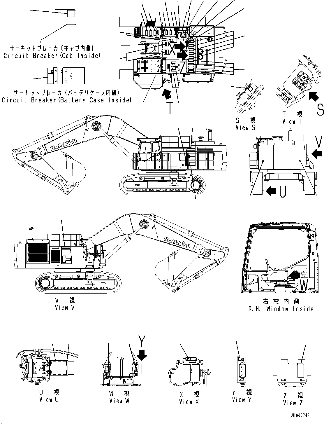 Схема запчастей Komatsu PC1250-8R - МАРКИРОВКА, АНГЛ., TEXT ТИП, PROVISION ДЛЯ ТОПЛИВН. БЫСТР. ЗАПРАВ. СИСТЕМА, ANTI SLIP (№-) МАРКИРОВКА, АНГЛ., TEXT ТИП, PROVISION ДЛЯ ТОПЛИВН. БЫСТР. ЗАПРАВ. СИСТЕМА