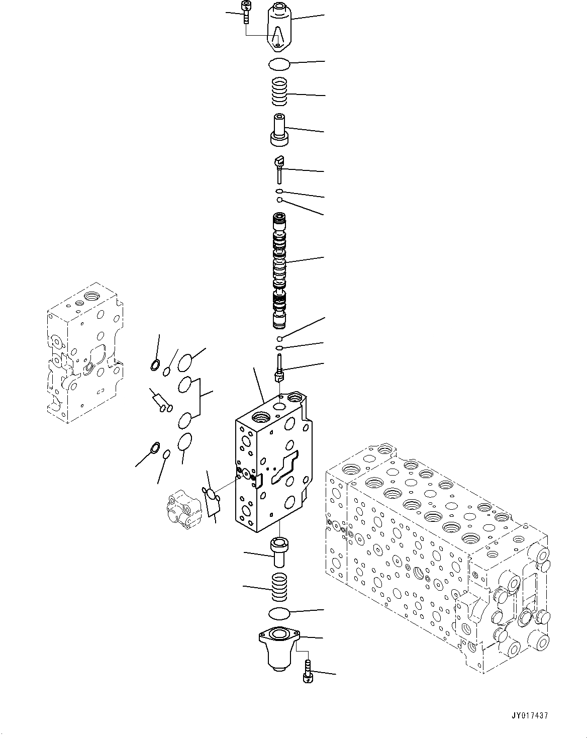 Схема запчастей Komatsu PC200-8M0 - УПРАВЛЯЮЩ. КЛАПАН, 8-СЕКЦИОНН. (9/) (№-) УПРАВЛЯЮЩ. КЛАПАН, С -ДОПОЛН. АКТУАТОР ТРУБЫ, АККУМУЛЯТОР