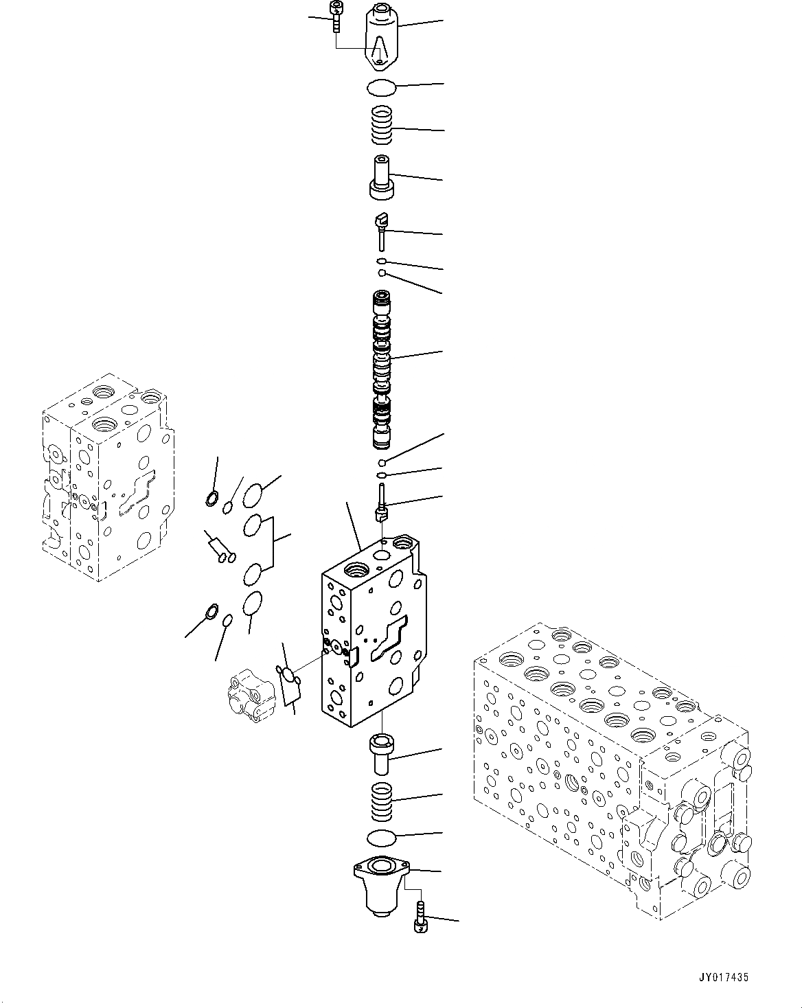 Схема запчастей Komatsu PC200LC-8M0 - УПРАВЛЯЮЩ. КЛАПАН, 8-СЕКЦИОНН. (7/) (№-) УПРАВЛЯЮЩ. КЛАПАН, -ДОПОЛН. АКТУАТОР ТРУБЫ, АККУМУЛЯТОР