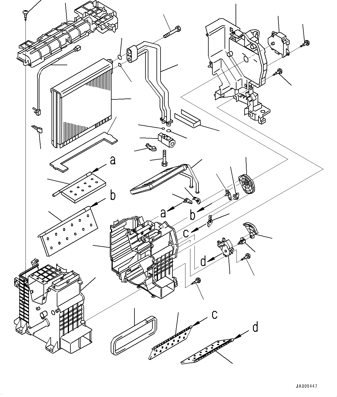 Схема запчастей Komatsu PC210LC-10 - КАБИНА, ВНУТР. ЧАСТИ, БЛОК КОНДИЦИОНЕРА (/) (№-) КАБИНА, С МЕХАНИЧ. ПОДВЕСКА СИДЕНЬЕ ОПЕРАТОРА, -ДОПОЛН. АКТУАТОР ТРУБЫ, АККУМУЛЯТОР