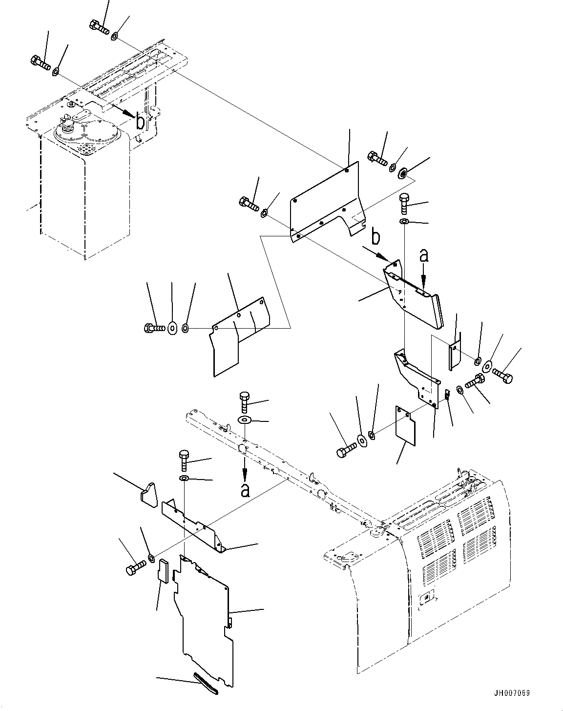 Схема запчастей Komatsu PC210LC-10 - ПЕРЕГОРОДКА., (/) (№-) ПЕРЕГОРОДКА., УПРАВЛ-Е PATTERN CHANGE OVER КЛАПАН (ISO/ЭКСКАВАТ.)