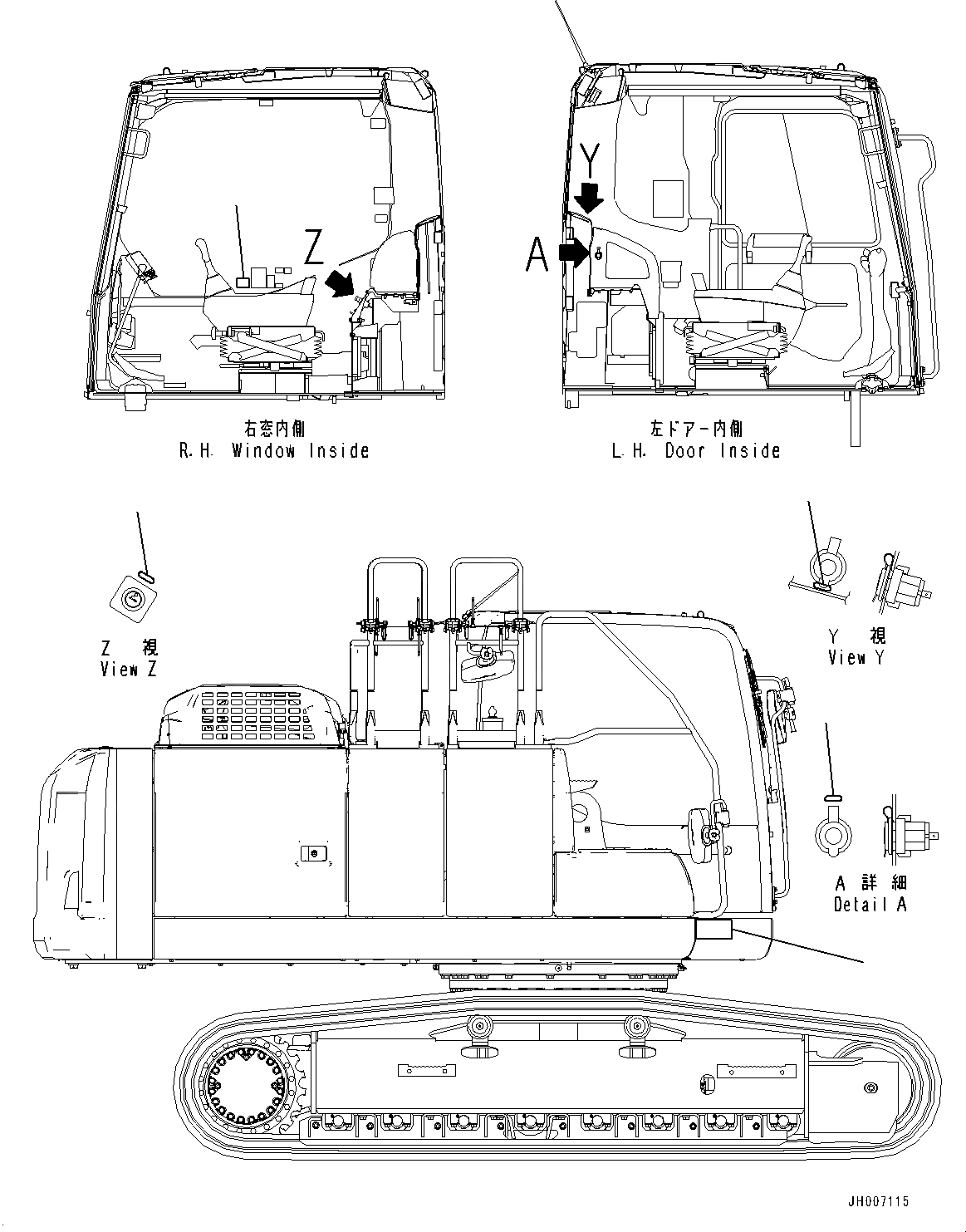 Схема запчастей Komatsu PC210LC-10 - ПРЕДУПРЕЖДАЮЩ. МАРКИРОВКАS, VOLT (№-) ПРЕДУПРЕЖДАЮЩ. МАРКИРОВКАS, VOLT, POWER ПОДАЮЩ., VOLT, ГИДРОМОЛОТ КОМПЛЕКТ, MACHINE ПОДЪЕМ EYES