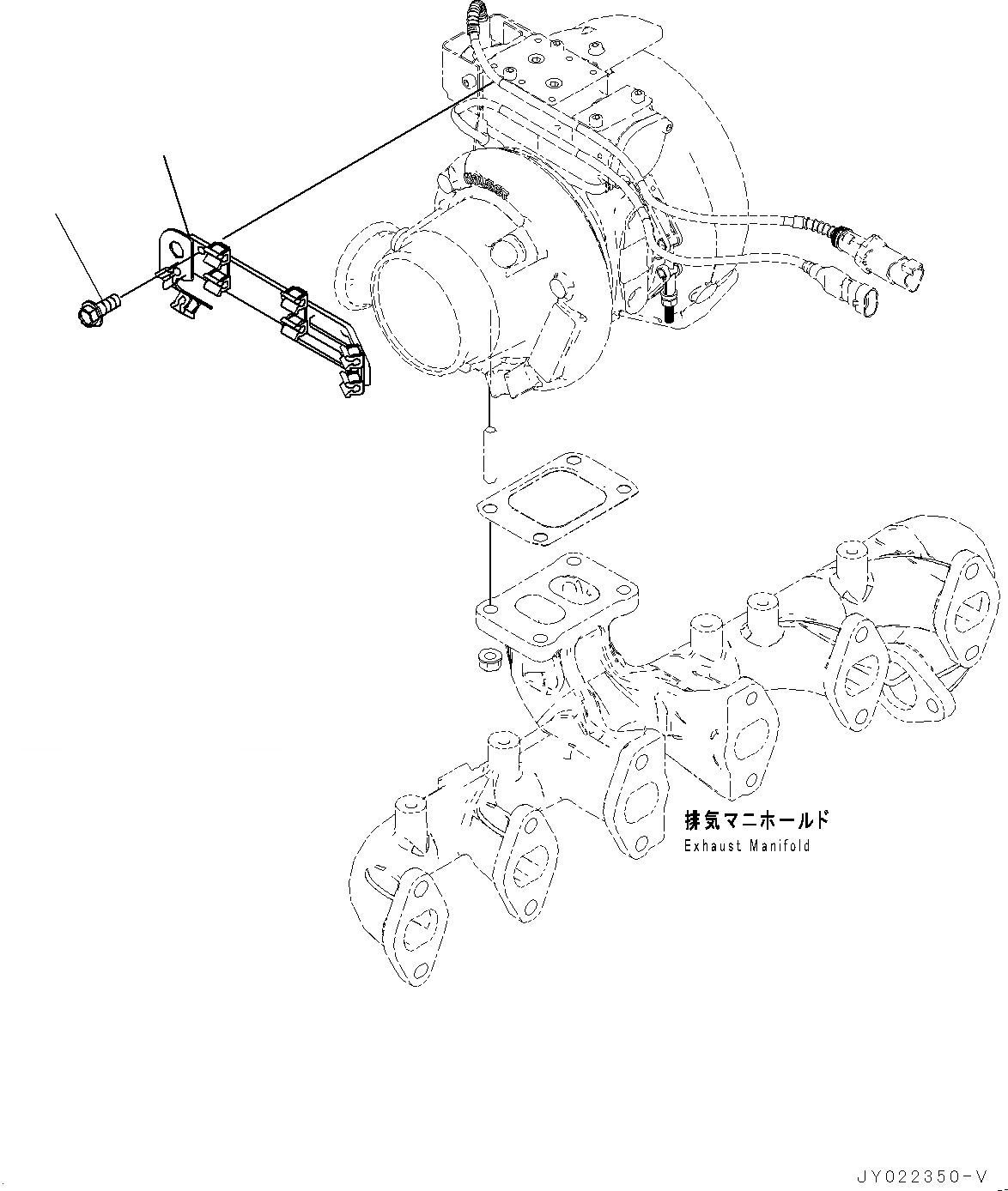 Схема запчастей Komatsu SAA6D107E-2E - KOMATSU РЕГУЛИР. GEOMETRY ТУРБОНАГНЕТАТЕЛЬ (KVGT), БАЛКА (№-) KOMATSU РЕГУЛИР. GEOMETRY ТУРБОНАГНЕТАТЕЛЬ (KVGT)