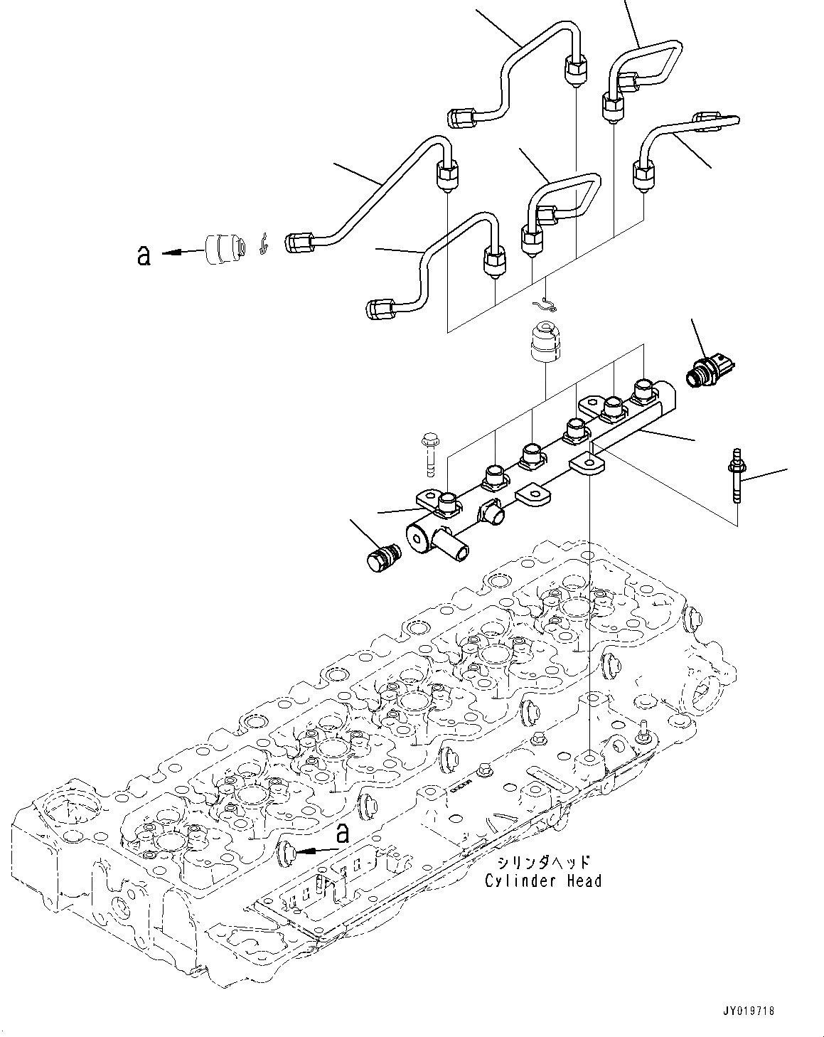 Схема запчастей Komatsu SAA6D107E-2E - ЧАСТИ PERДЛЯMANCE, COMMON RAIL (№-) ЧАСТИ PERДЛЯMANCE