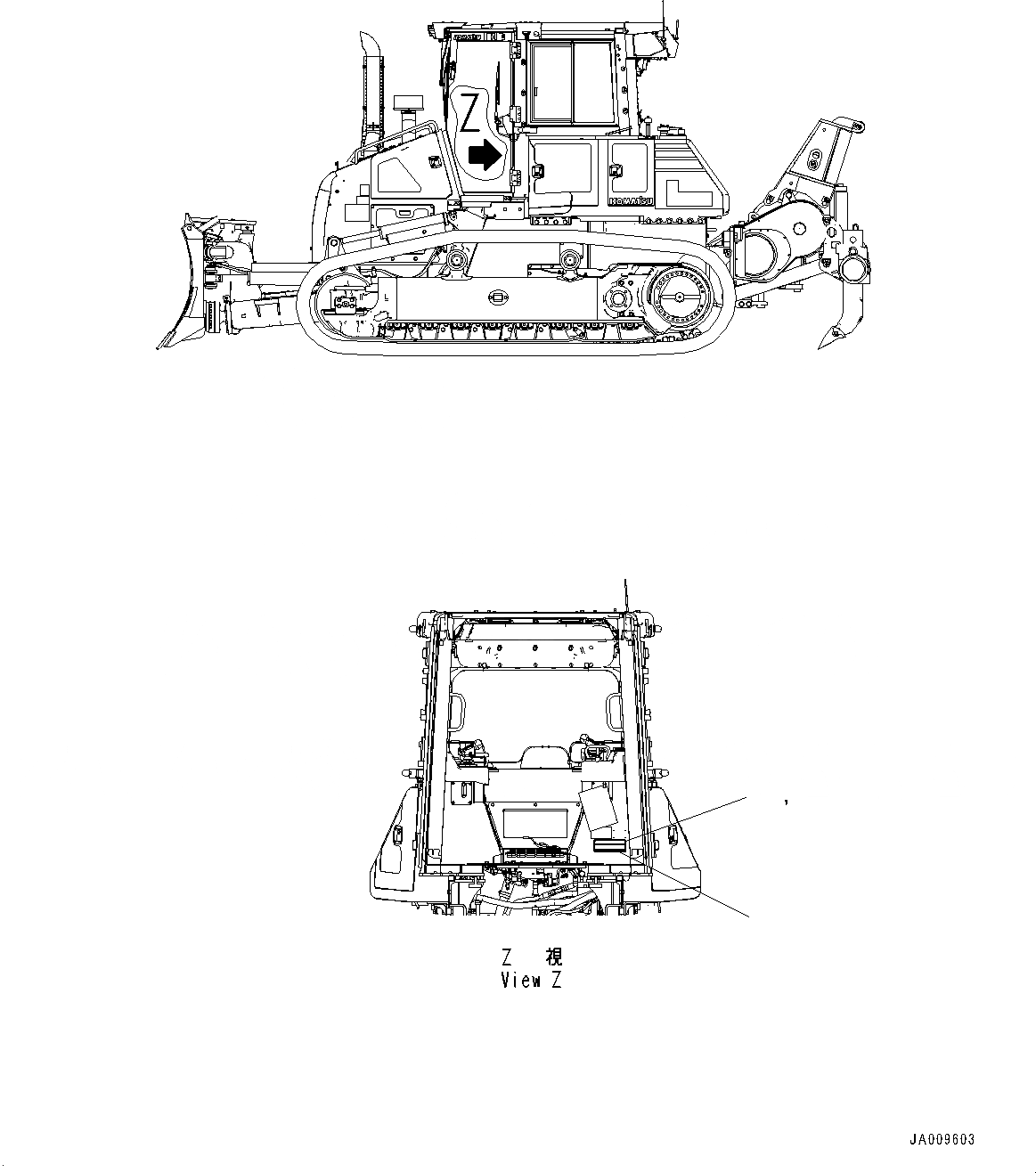 Схема запчастей Komatsu D61EX-23 - ROPS/FOPS ПЛАСТИНА (№-) ROPS/FOPS ПЛАСТИНА, АНГЛ.