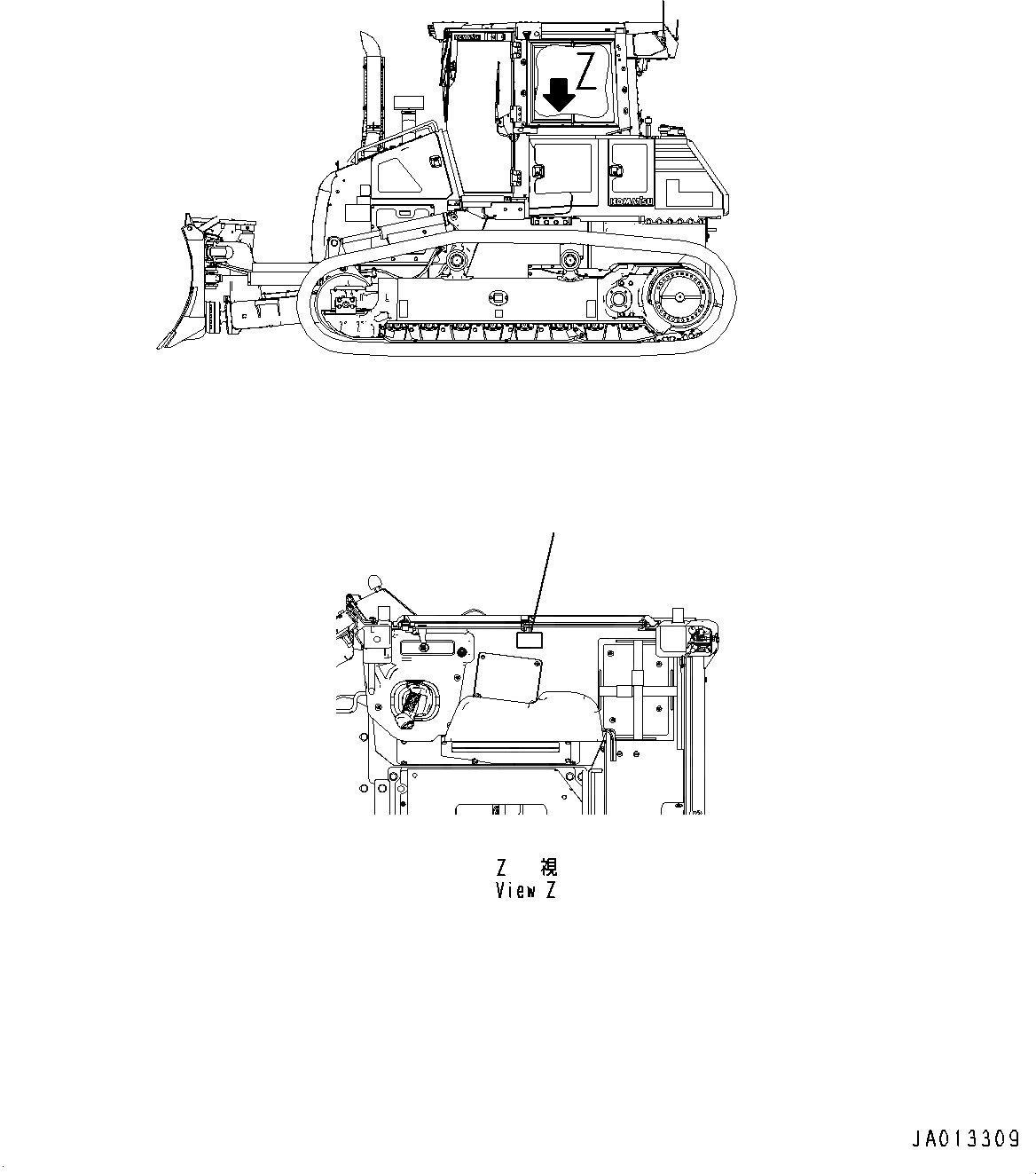 Схема запчастей Komatsu D61PX-23 - ПРЕДУПРЕЖДАЮЩ. МАРКИРОВКАS, KOMTRAX (№-) ПРЕДУПРЕЖДАЮЩ. МАРКИРОВКАS, KOMTRAX