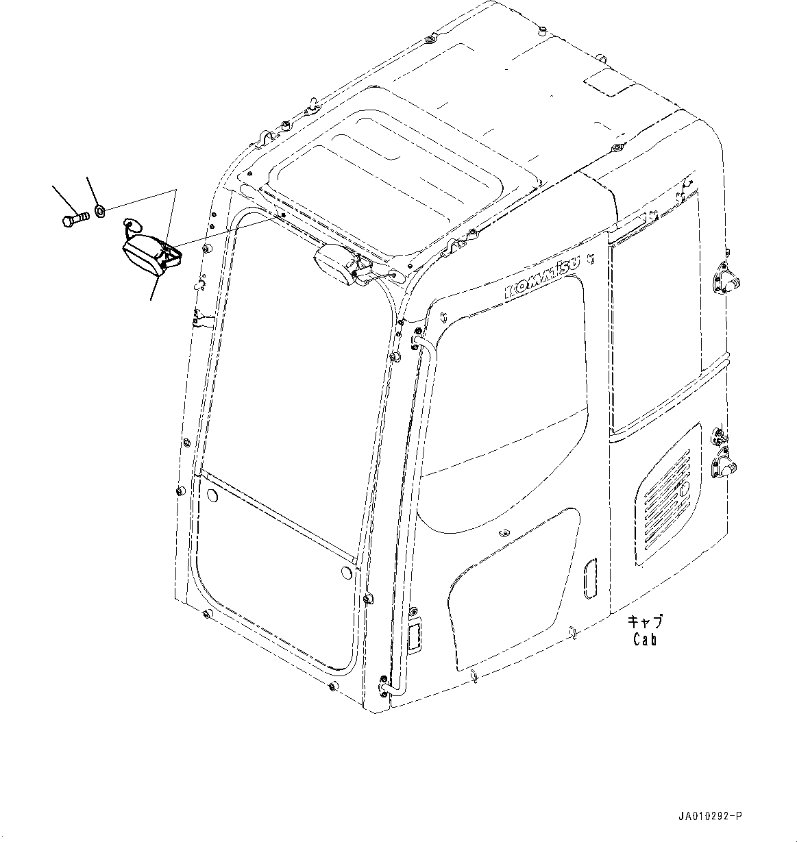 Схема запчастей Komatsu PC138USLC-10 - ДОПОЛН. ЛАМПА РАБОЧ. ОСВЕЩЕНИЯ (№-) ДОПОЛН. ЛАМПА РАБОЧ. ОСВЕЩЕНИЯ