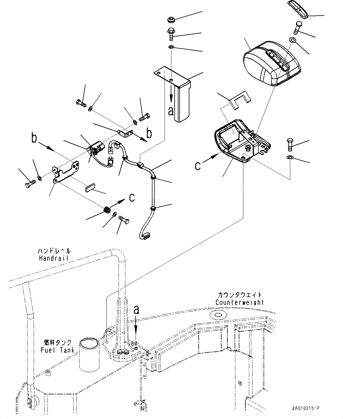 Схема запчастей Komatsu PC138USLC-10 - ЗАДН.VIEW CAMERA, CAMERA NO. (№-) ЗАДН.VIEW CAMERA, SET