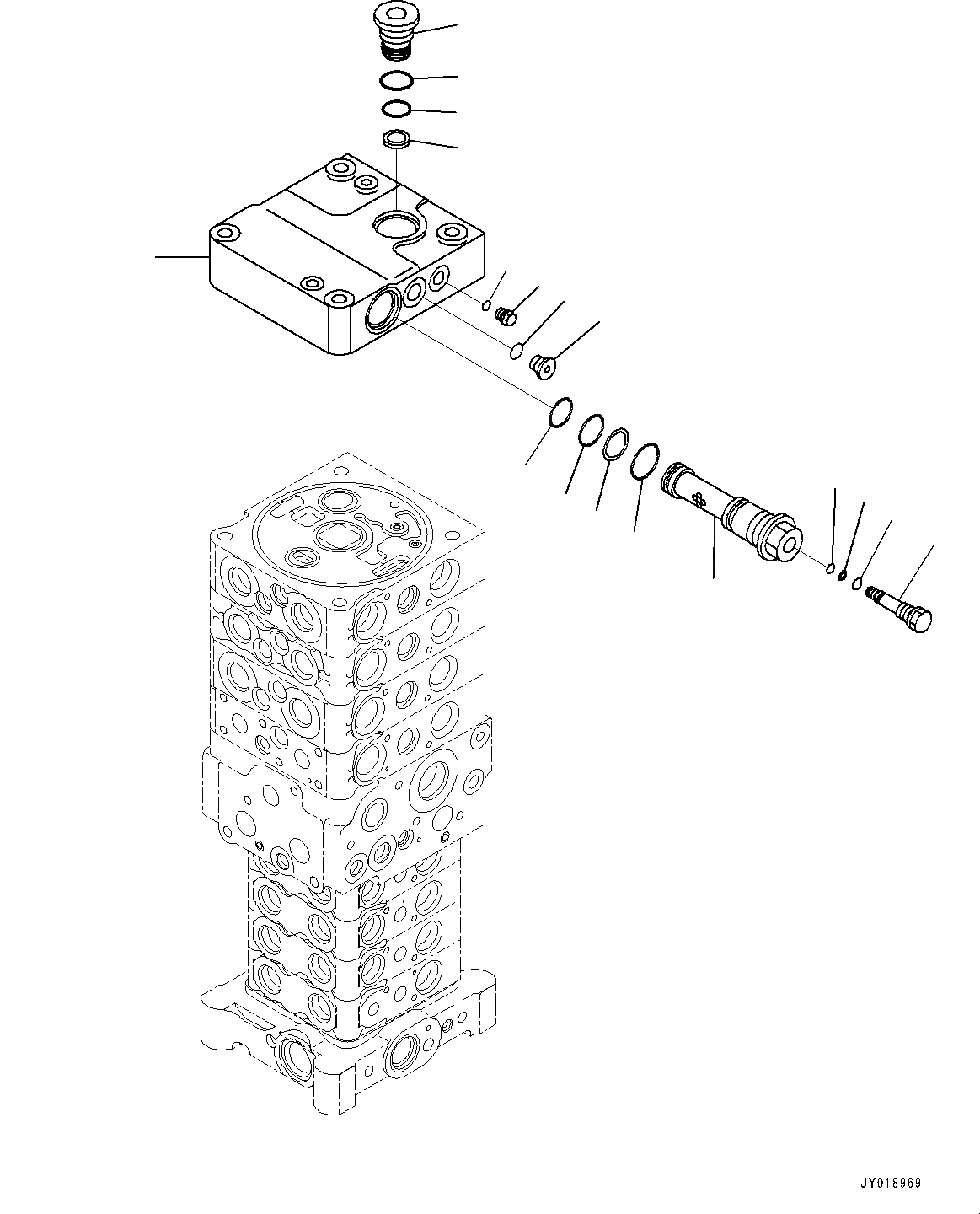 Схема запчастей Komatsu PC138USLC-10 - УПРАВЛЯЮЩ. КЛАПАН, 8-КЛАПАН (/) (№-) УПРАВЛЯЮЩ. КЛАПАН, С -ДОПОЛН. АКТУАТОР ТРУБЫ, АККУМУЛЯТОР