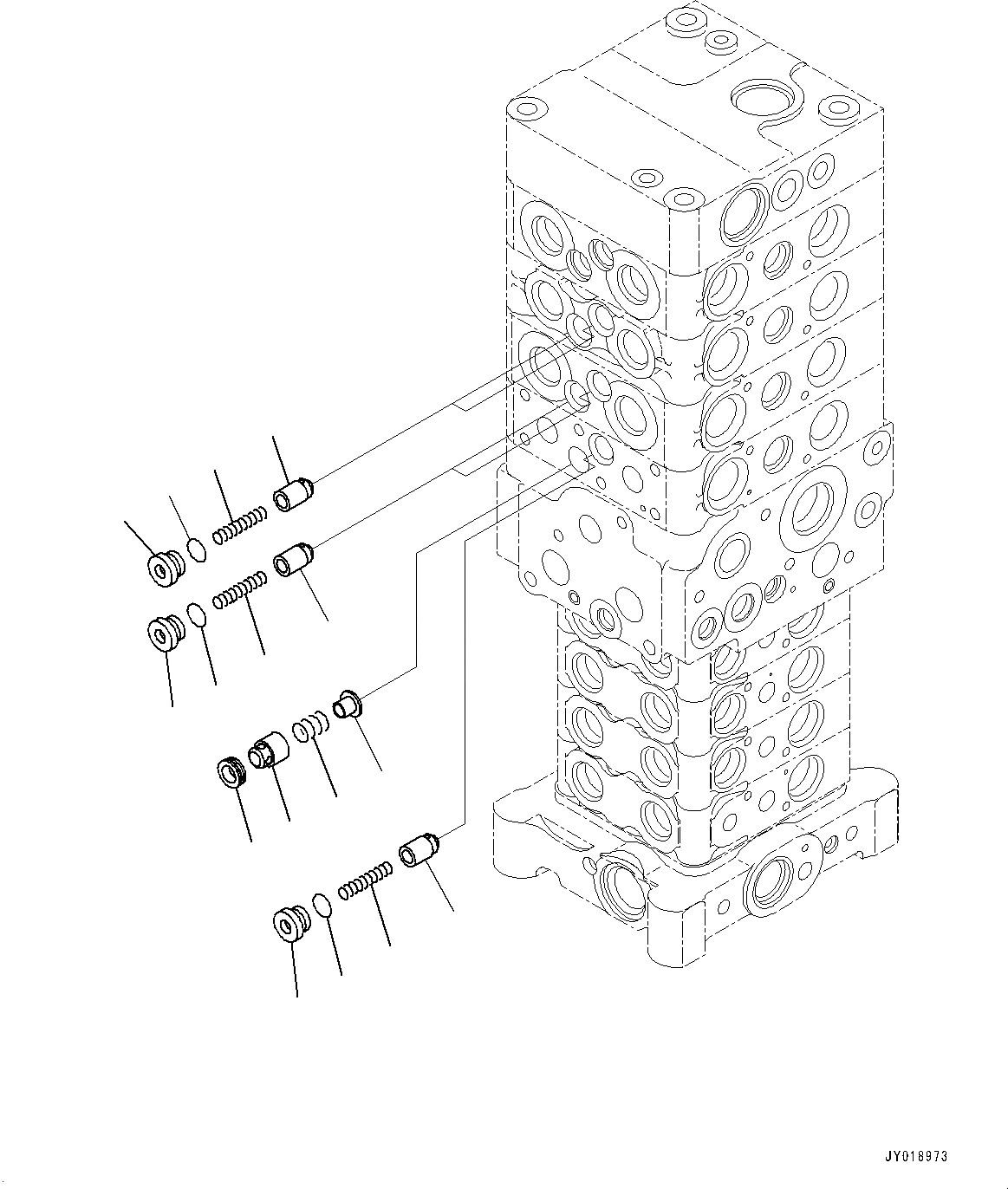 Схема запчастей Komatsu PC138USLC-10 - УПРАВЛЯЮЩ. КЛАПАН, 8-КЛАПАН (/) (№-) УПРАВЛЯЮЩ. КЛАПАН, С -ДОПОЛН. АКТУАТОР ТРУБЫ, АККУМУЛЯТОР