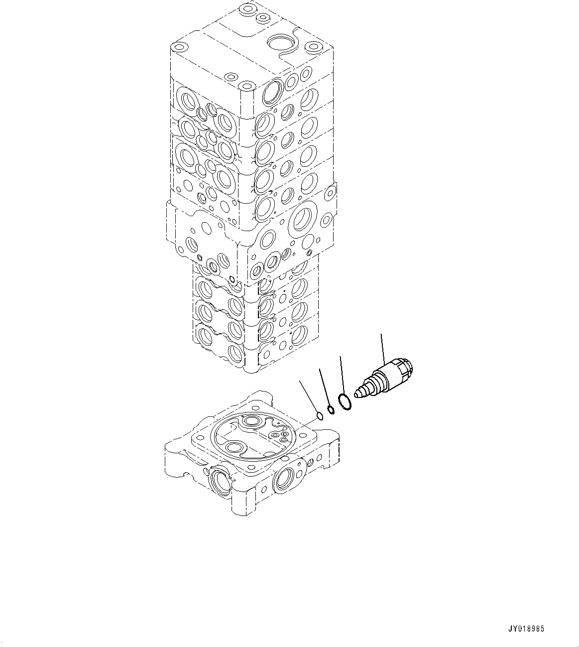 Схема запчастей Komatsu PC138USLC-10 - УПРАВЛЯЮЩ. КЛАПАН, 8-КЛАПАН (7/) (№-) УПРАВЛЯЮЩ. КЛАПАН, С -ДОПОЛН. АКТУАТОР ТРУБЫ, АККУМУЛЯТОР