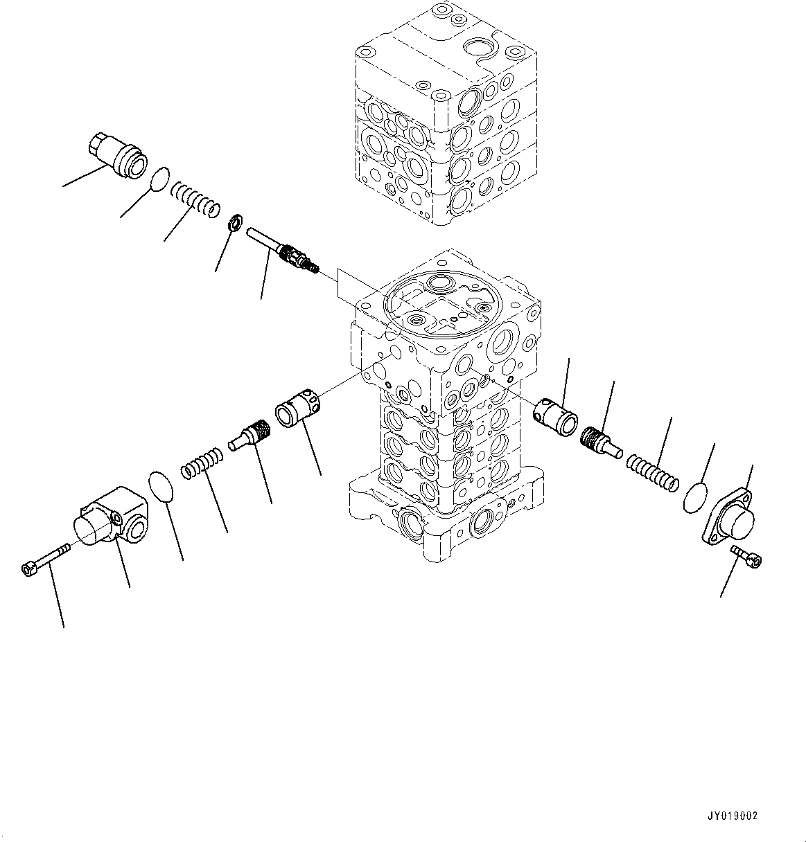 Схема запчастей Komatsu PC138USLC-10 - УПРАВЛЯЮЩ. КЛАПАН, 7-КЛАПАН (7/) (№-) УПРАВЛЯЮЩ. КЛАПАН, БЕЗ -ДОПОЛН. АКТУАТОР ТРУБЫ, АККУМУЛЯТОР