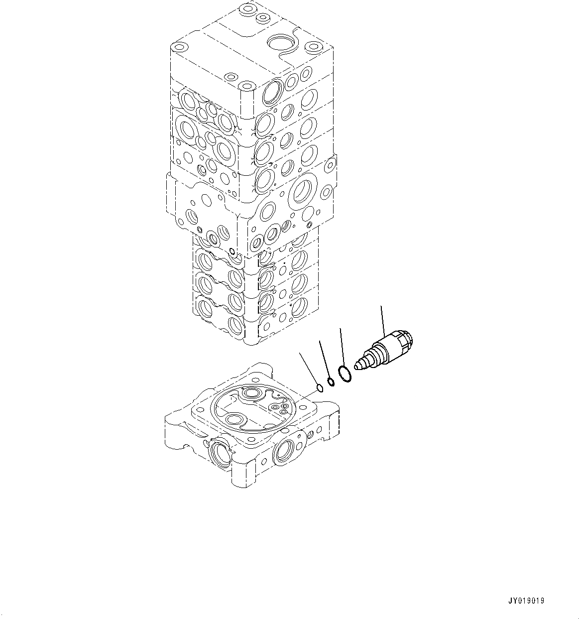 Схема запчастей Komatsu PC138USLC-10 - УПРАВЛЯЮЩ. КЛАПАН, 7-КЛАПАН (7/) (№-) УПРАВЛЯЮЩ. КЛАПАН, БЕЗ -ДОПОЛН. АКТУАТОР ТРУБЫ, АККУМУЛЯТОР