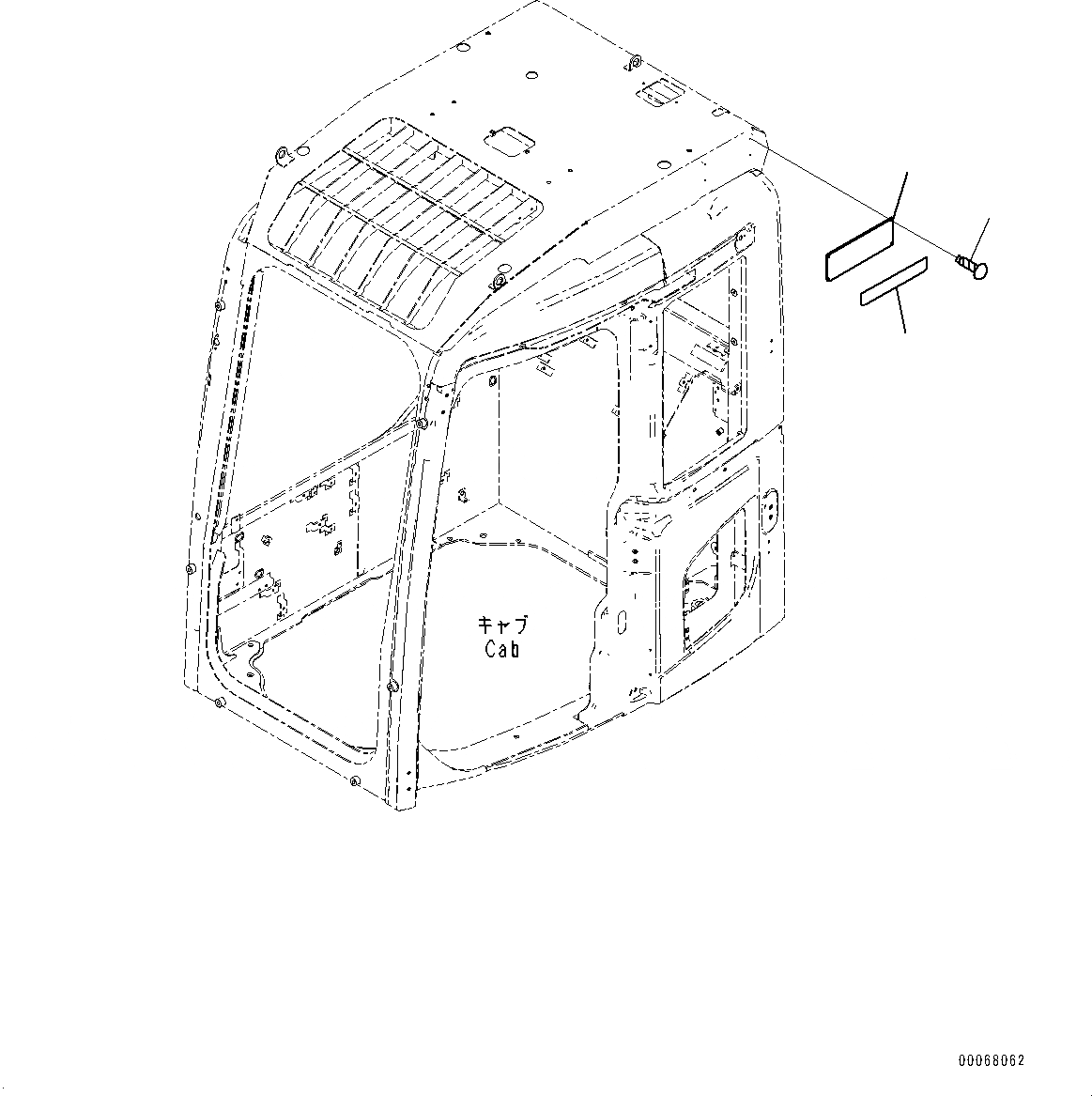 Схема запчастей Komatsu PC138USLC-10 - ПРЕДУПРЕЖДАЮЩ. МАРКИРОВКАS (№-) ПРЕДУПРЕЖДАЮЩ. МАРКИРОВКАS, КАБИНА ВЕРХН. ЧАСТИ КОРПУСА