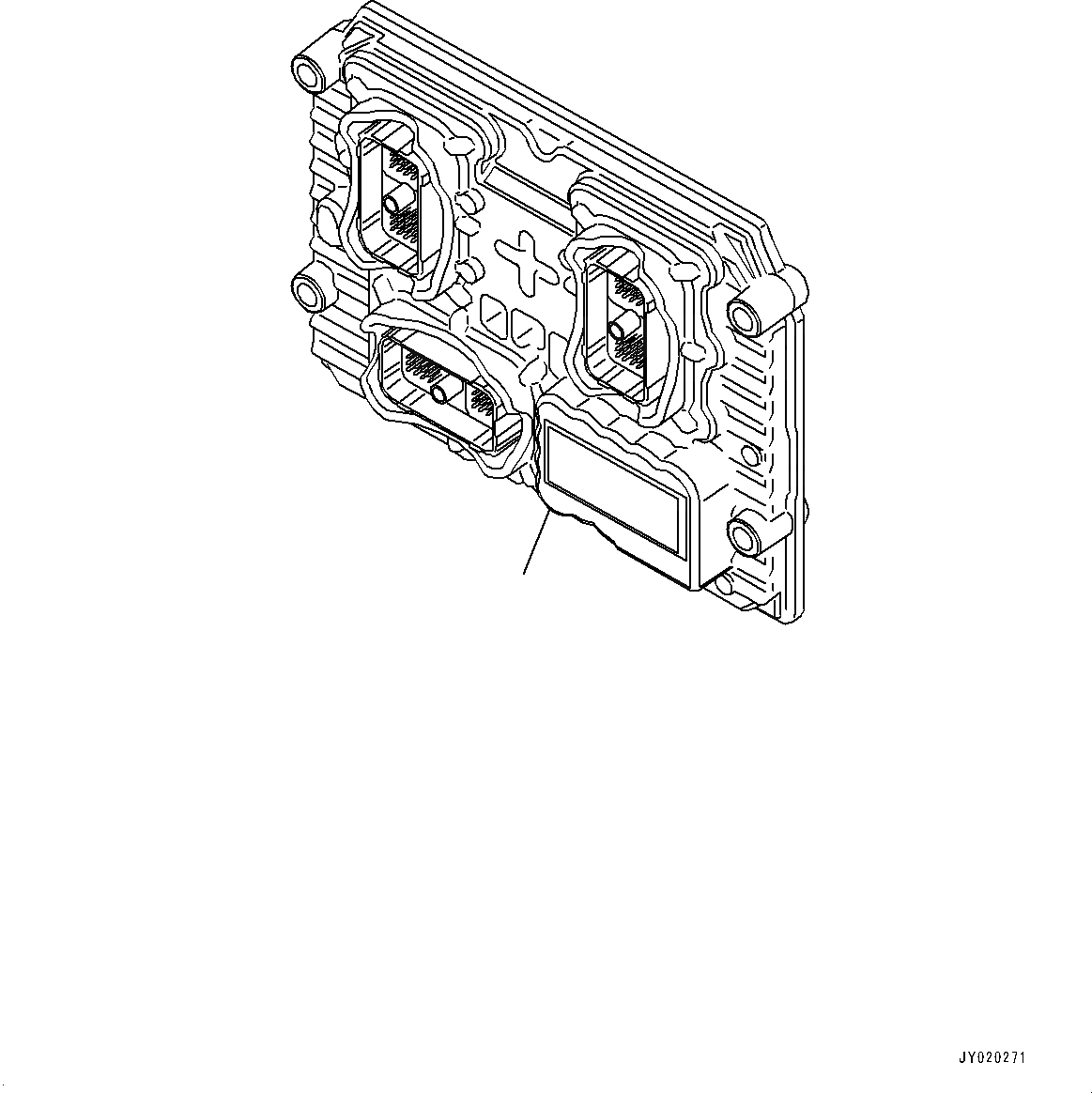 Схема запчастей Komatsu SAA4D95LE-6A - УПРАВЛ-Е ДВИГАТЕЛЕМ MODULE, (/) (№7-) УПРАВЛ-Е ДВИГАТЕЛЕМ MODULE