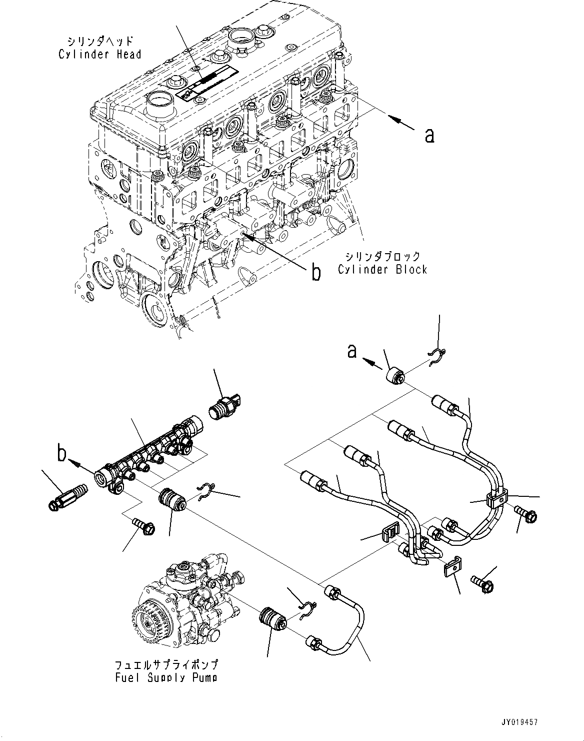 Схема запчастей Komatsu SAA4D95LE-6B - ЧАСТИ PERДЛЯMANCE, COMMON RAIL (№7-) ЧАСТИ PERДЛЯMANCE, ДЛЯ СТРАН ЕС БЕЗОПАСН. REGULATION