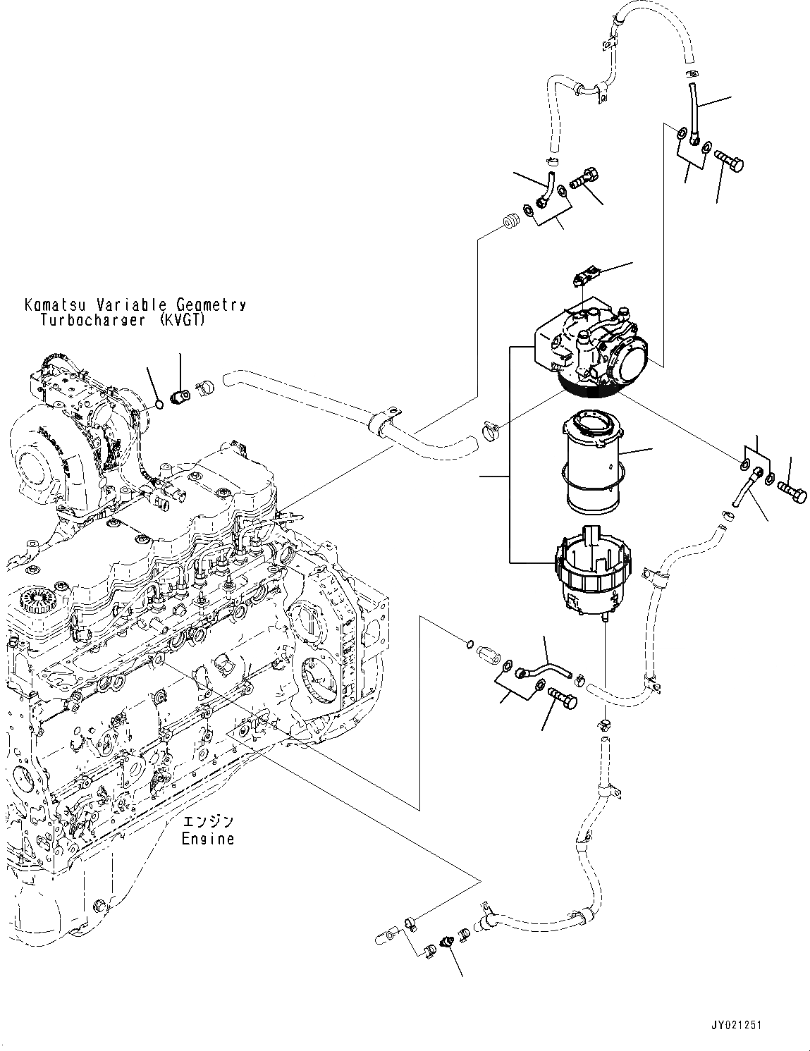 Схема запчастей Komatsu SAA6D107E-2F - KOMATSU ЗАКРЫТ.D CRANKКОРПУС ВЕНТИЛЯТОРILATION (KCCV) (№8-) KOMATSU ЗАКРЫТ.D CRANKКОРПУС ВЕНТИЛЯТОРILATION (KCCV)