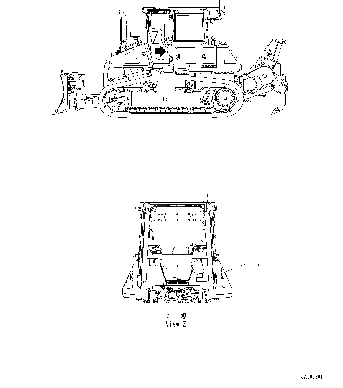 Схема запчастей Komatsu D61PXI-23 - ROPS/FOPS ПЛАСТИНА (№-) ROPS/FOPS ПЛАСТИНА, АНГЛ., США И PUERTO RICO