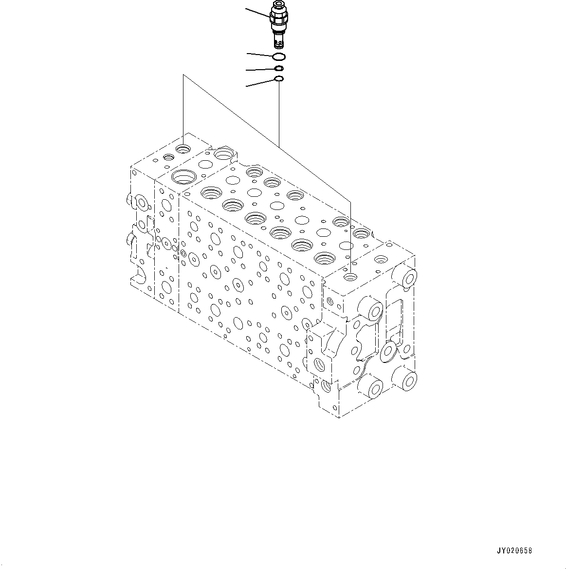 Схема запчастей Komatsu HB205-1M0 - УПРАВЛЯЮЩ. КЛАПАН, 6-СЕКЦИОНН. (9/) (№-) УПРАВЛЯЮЩ. КЛАПАН, -СЕРВИСНЫЙ КЛАПАН