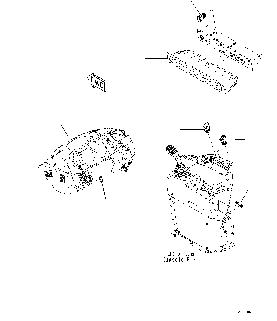 Схема запчастей Komatsu WA270-7 - ПЕРЕКЛЮЧАТЕЛЬ (№8-) ПЕРЕКЛЮЧАТЕЛЬ, БЕЗ MULTI-COUPLER, JRB