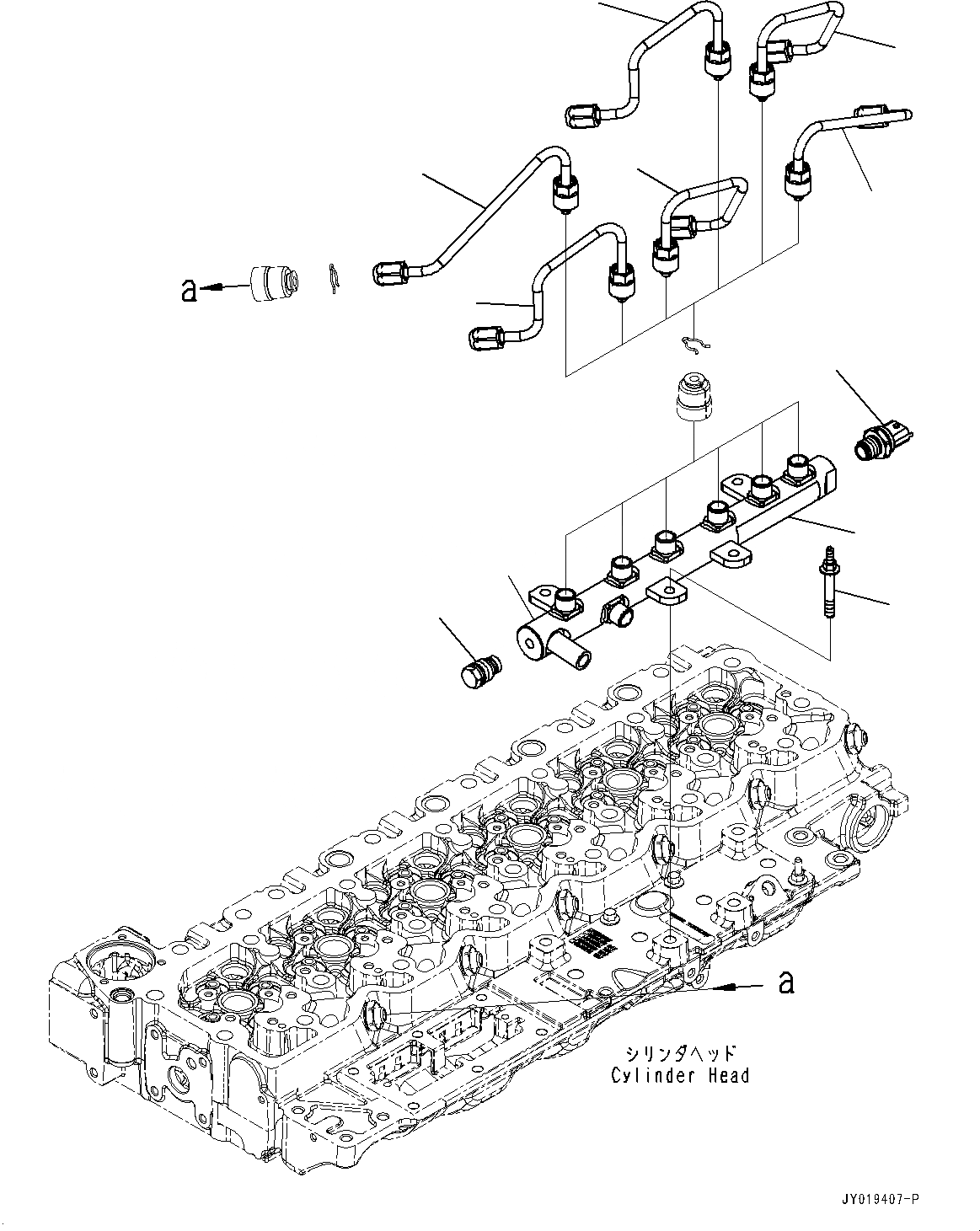 Схема запчастей Komatsu SAA6D107E-2G - ЧАСТИ PERДЛЯMANCE, COMMON RAIL (№-) ЧАСТИ PERДЛЯMANCE