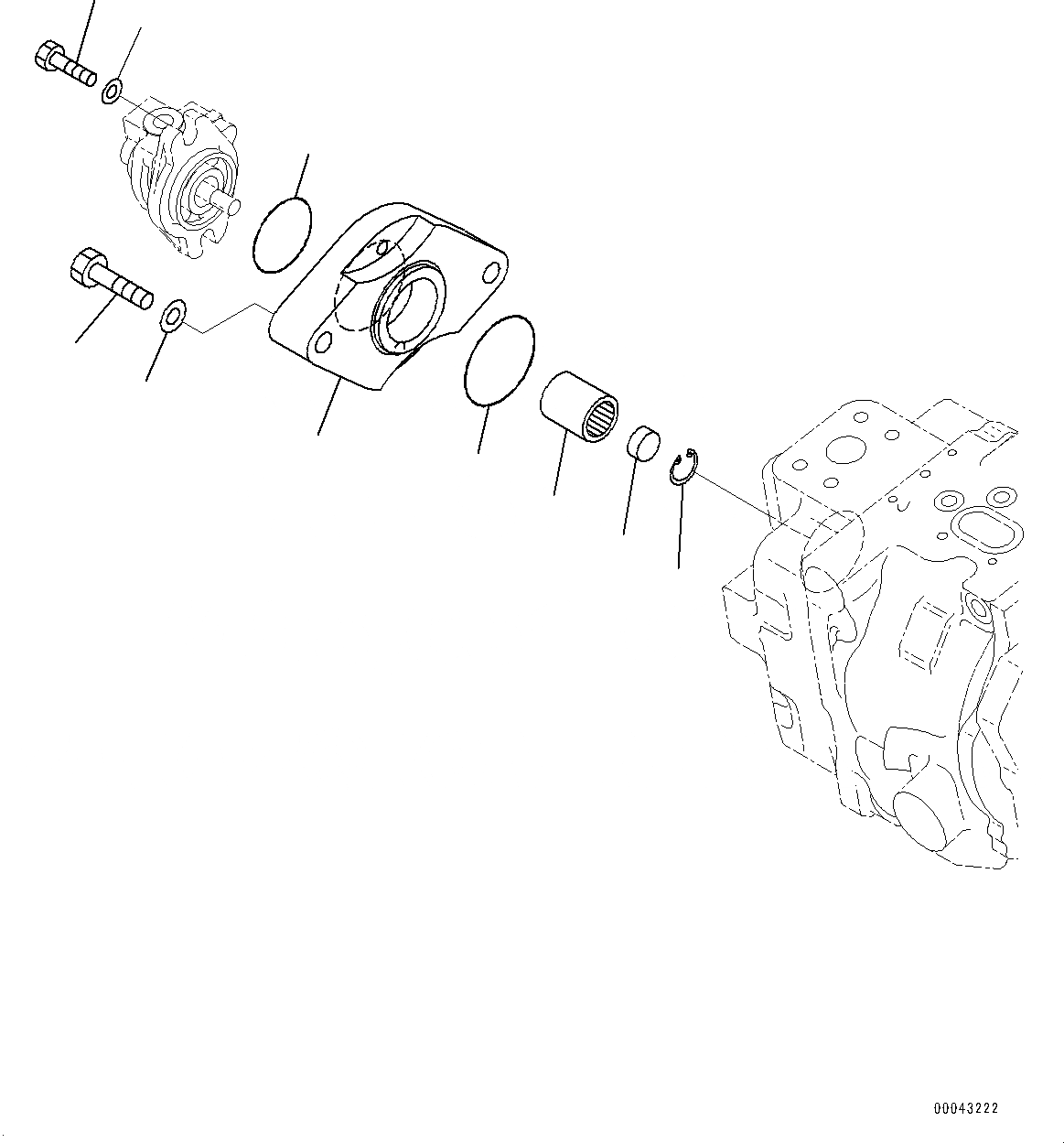 Схема запчастей Komatsu PC850-8R1 - ПОРШЕНЬ НАСОС, ВНУТР. ЧАСТИ (/) (№7-) ПОРШЕНЬ НАСОС
