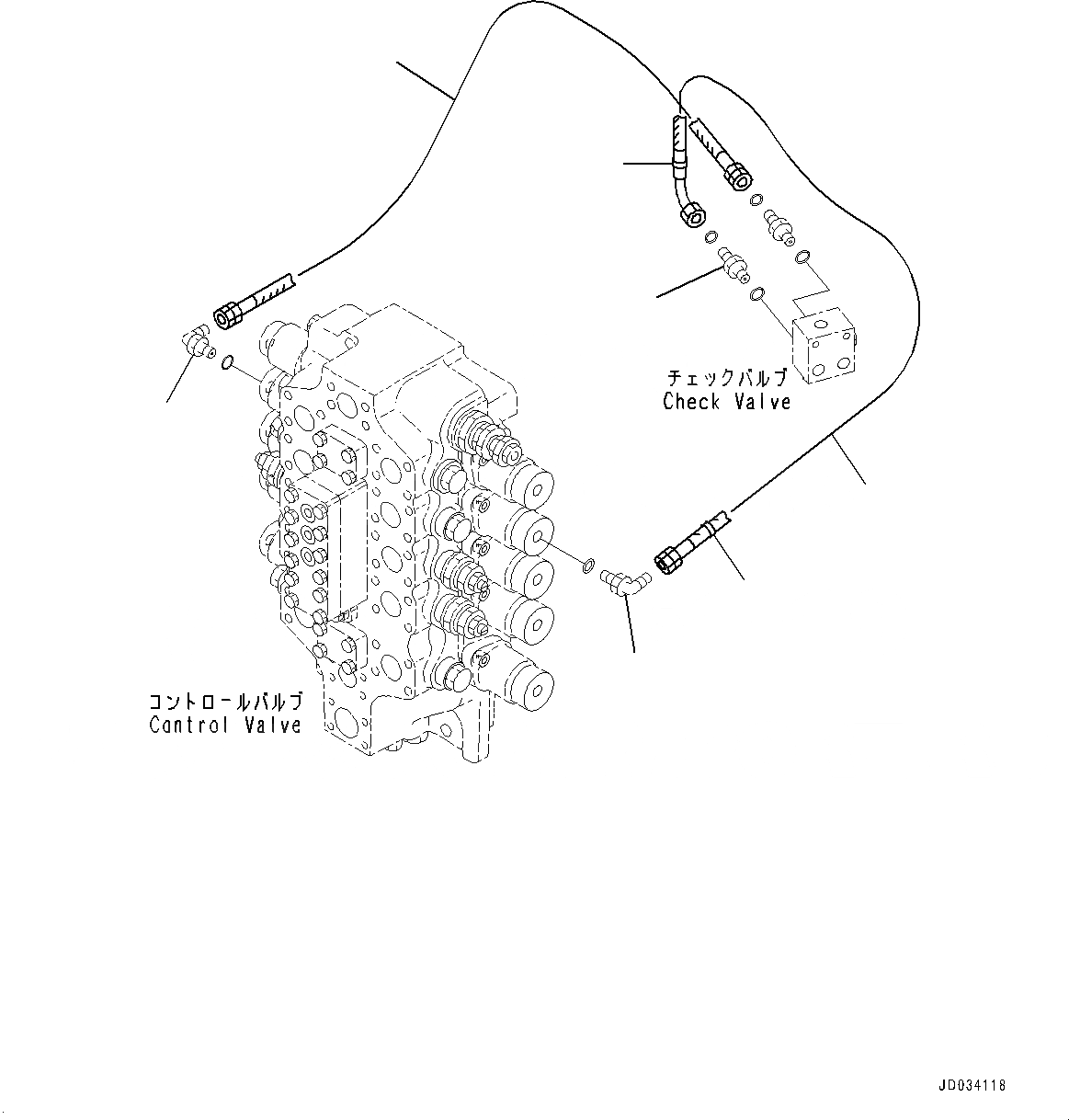 Схема запчастей Komatsu PC850SE-8R1 - ПРОПОРЦИОНАЛЬН. PRESSURE УПРАВЛ-Е (PPC) ПОВОРОТН. ТРУБЫ (№7-) ПРОПОРЦИОНАЛЬН. PRESSURE УПРАВЛ-Е (PPC) ПОВОРОТН. ТРУБЫ