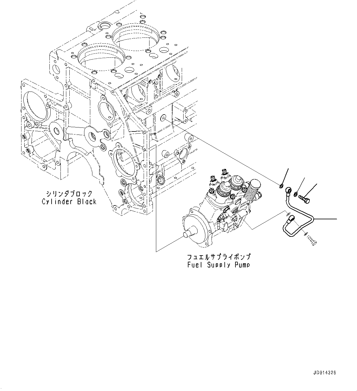 Схема запчастей Komatsu SAA6D140E-5RF - ТОПЛИВН. НАСОС СМАЗКА (№8-) ТОПЛИВН. НАСОС СМАЗКА