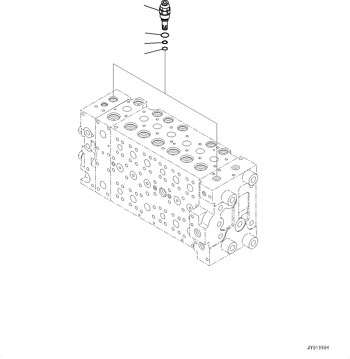 Схема запчастей Komatsu PC300-8M0 - УПРАВЛЯЮЩ. КЛАПАН, 7-СЕКЦИОНН. (9/) (№8-) УПРАВЛЯЮЩ. КЛАПАН, БЕЗ -ДОПОЛН. АКТУАТОР ТРУБЫ, АККУМУЛЯТОР