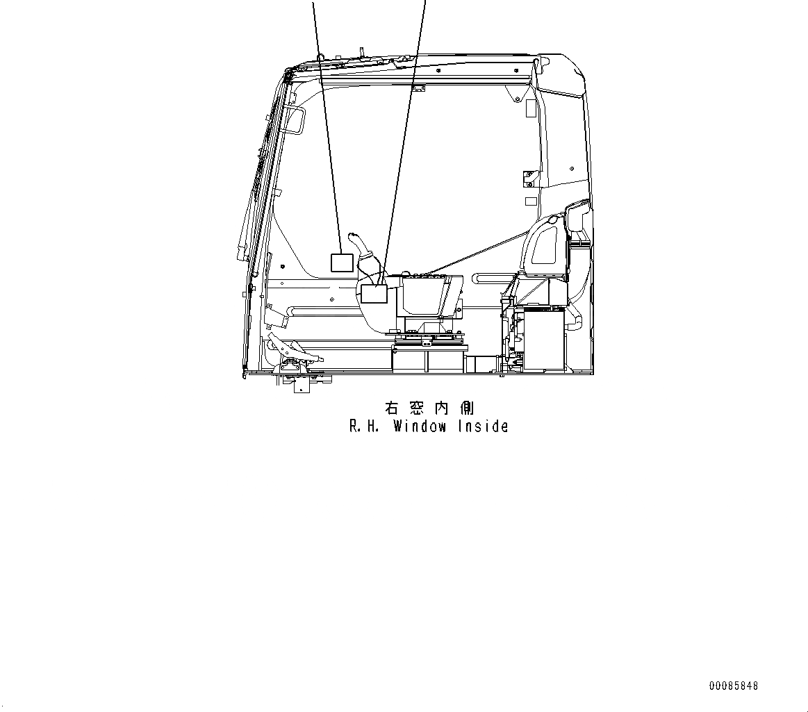 Схема запчастей Komatsu PC300-8M0 - ПРЕДУПРЕЖДАЮЩ. МАРКИРОВКАS (№8-) ПРЕДУПРЕЖДАЮЩ. МАРКИРОВКАS, ГИДРОМОЛОТ КОМПЛЕКТ