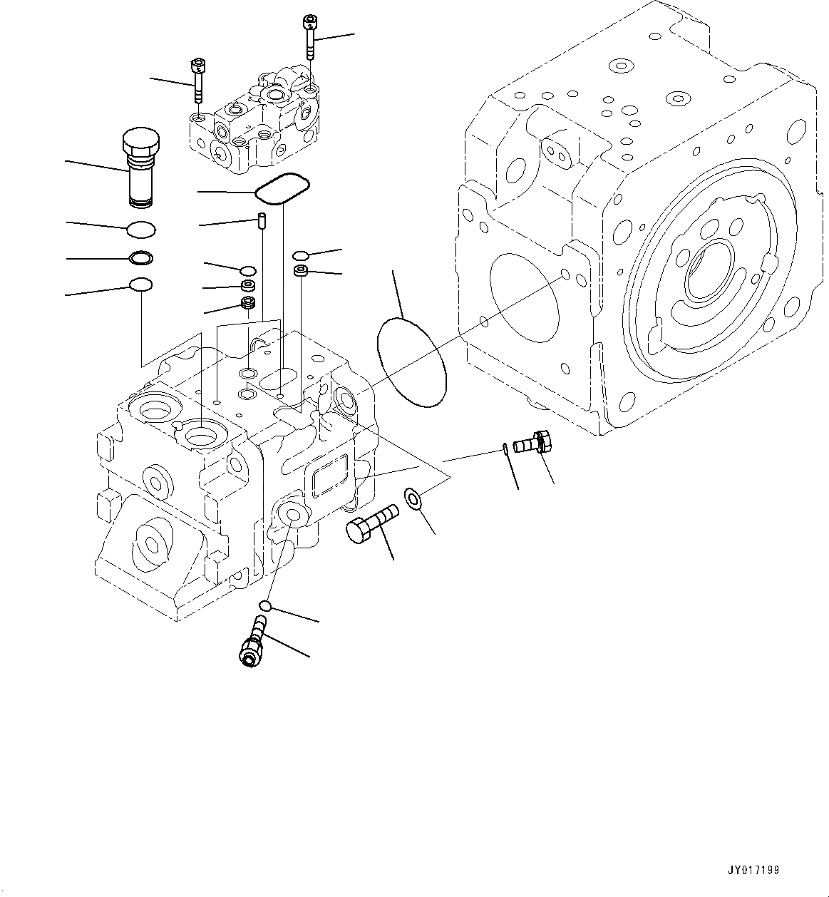 Схема запчастей Komatsu PC490LC-11 - ПОРШЕНЬ НАСОС, ВНУТР. ЧАСТИ (7/7) (№8-) ПОРШЕНЬ НАСОС