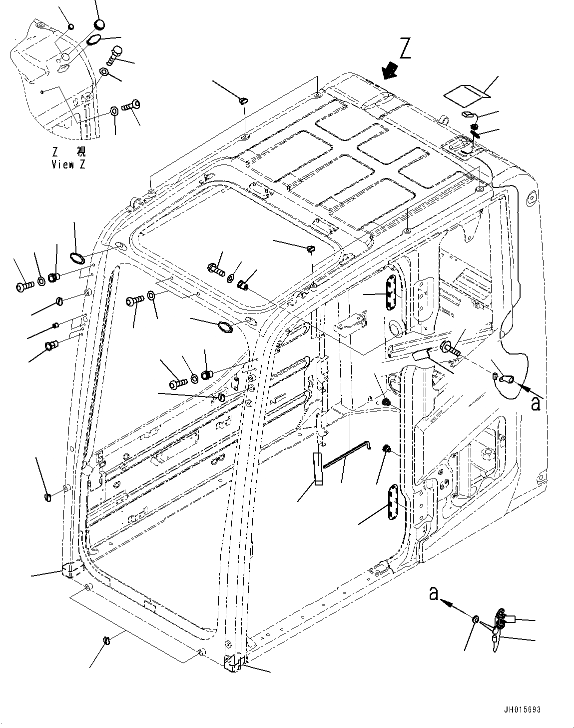 Схема запчастей Komatsu PC490LC-11 - КАБИНА, KOMTRAX АНТЕННА (№8-8) КАБИНА, ЗАЩИТА ОТ ВАНДАЛИЗМА, -ДОПОЛН. АКТУАТОР ТРУБЫ, АККУМУЛЯТОР