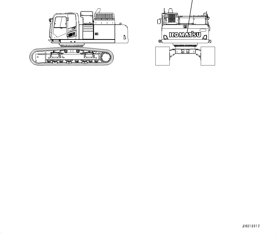 Схема запчастей Komatsu PC490LC-11 - ЛОГОТИП KOMATSU(№8-) KOMATSU ЛОГОТИП