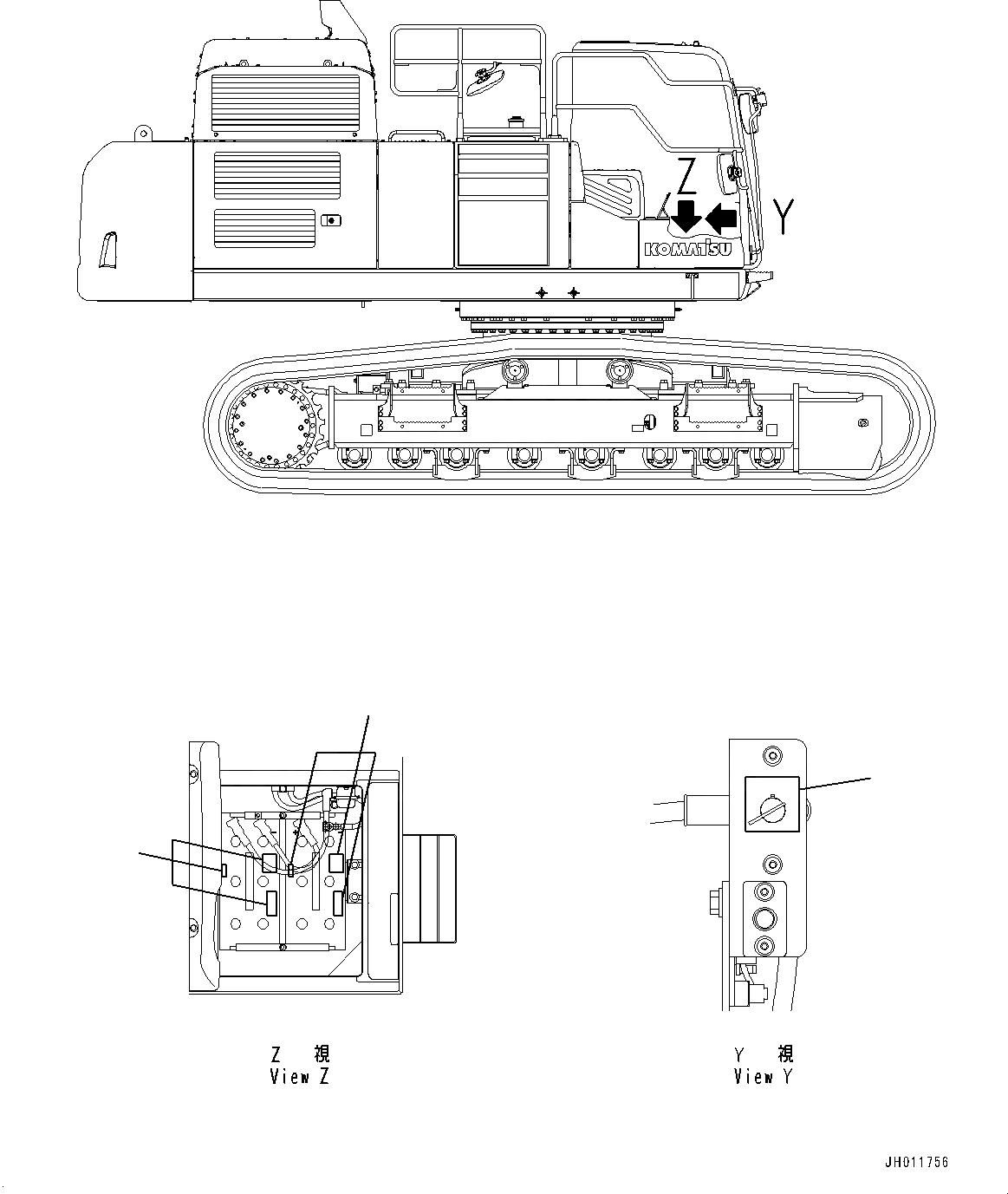 Схема запчастей Komatsu PC490LC-11 - ПРЕДУПРЕЖДАЮЩ. МАРКИРОВКАS, АККУМУЛЯТОР (№8-) ПРЕДУПРЕЖДАЮЩ. МАРКИРОВКАS, АККУМУЛЯТОР