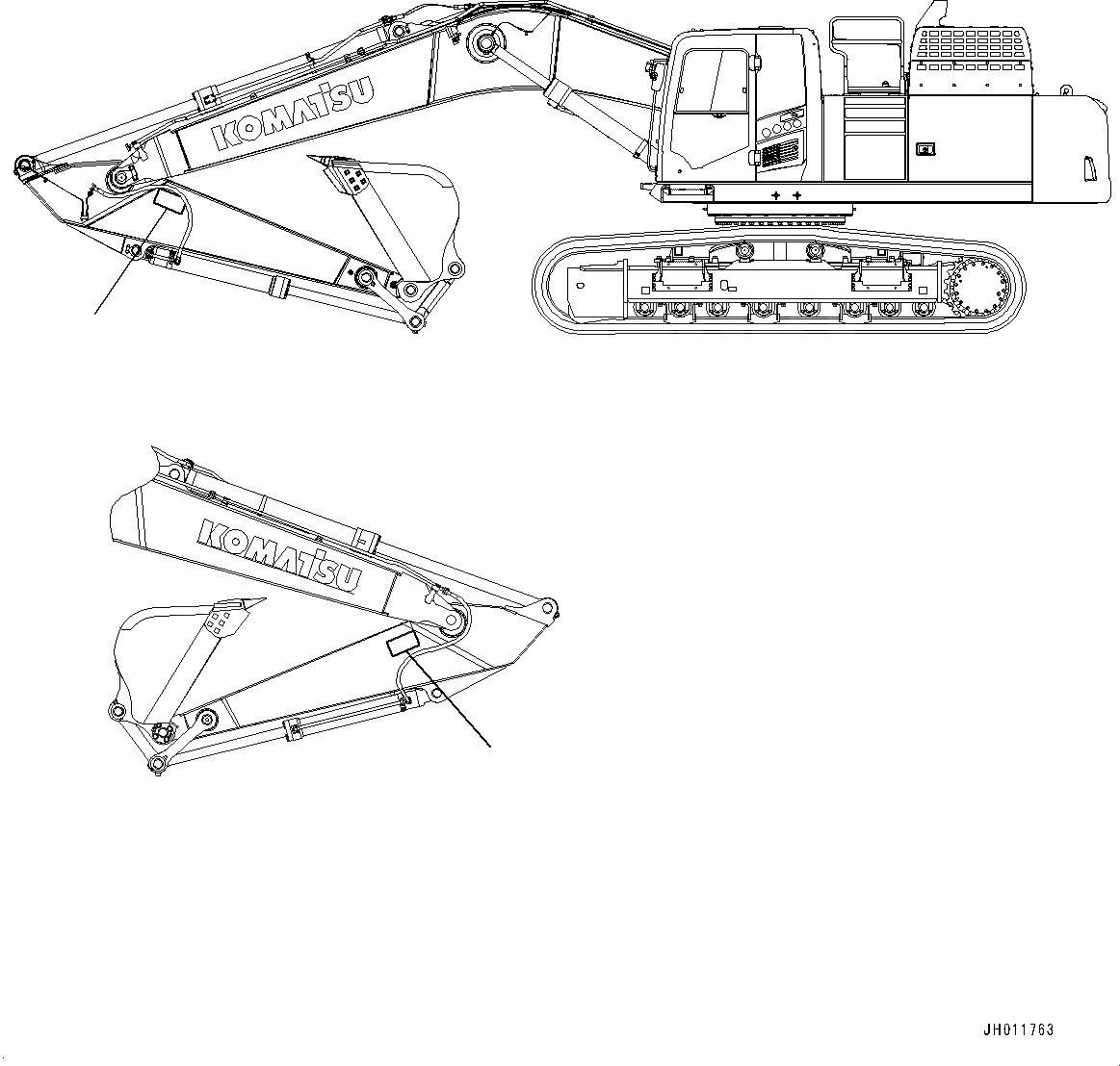 Схема запчастей Komatsu PC490LC-11 - ROPS ПЛАСТИНА (№8-) ROPS ПЛАСТИНА