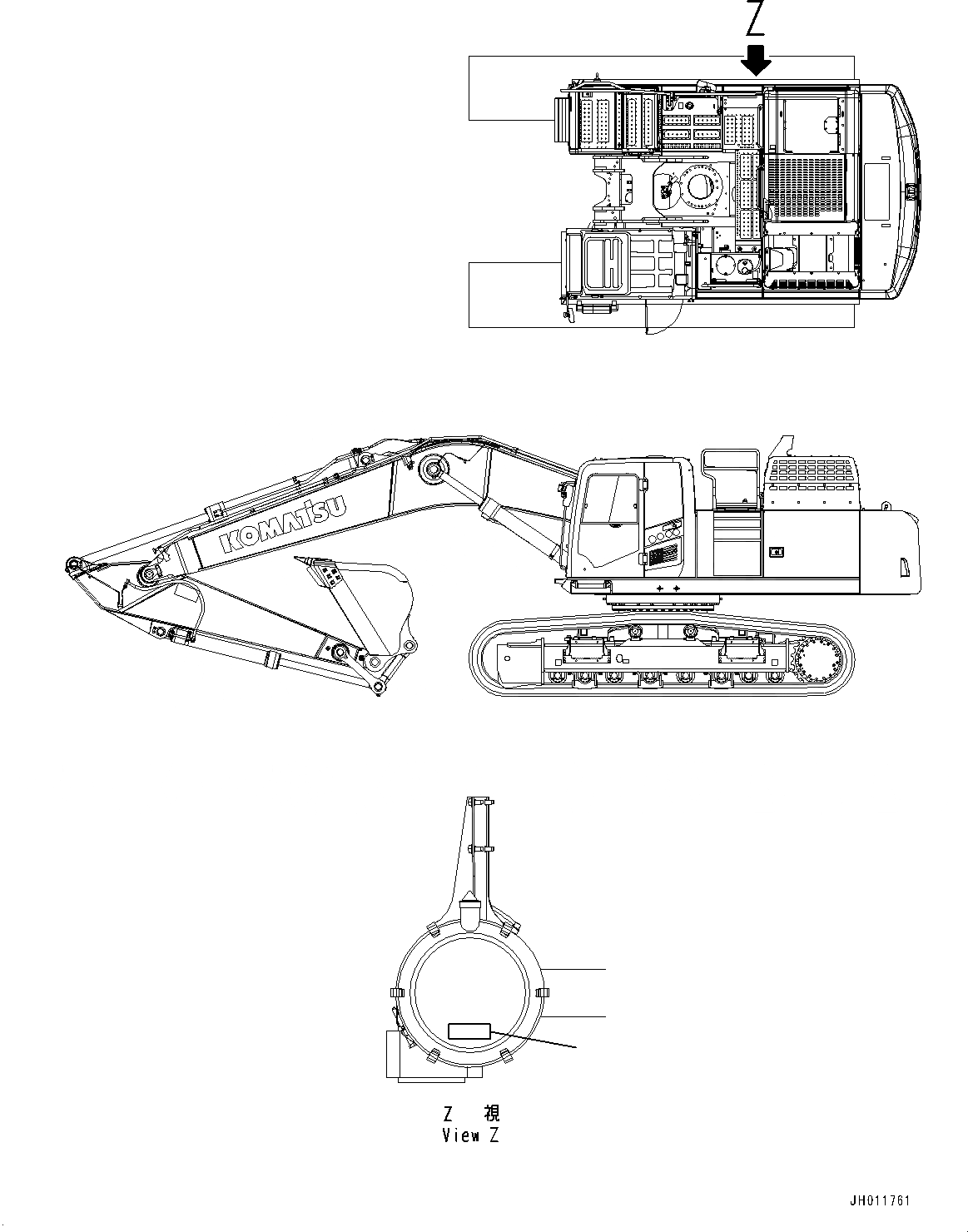 Схема запчастей Komatsu PC490LC-11 - ПРЕДУПРЕЖДАЮЩ. МАРКИРОВКАS, АККУМУЛЯТОР (№8-) ПРЕДУПРЕЖДАЮЩ. МАРКИРОВКАS, АККУМУЛЯТОР, -ДОПОЛН. АКТУАТОР ТРУБЫ, АККУМУЛЯТОР