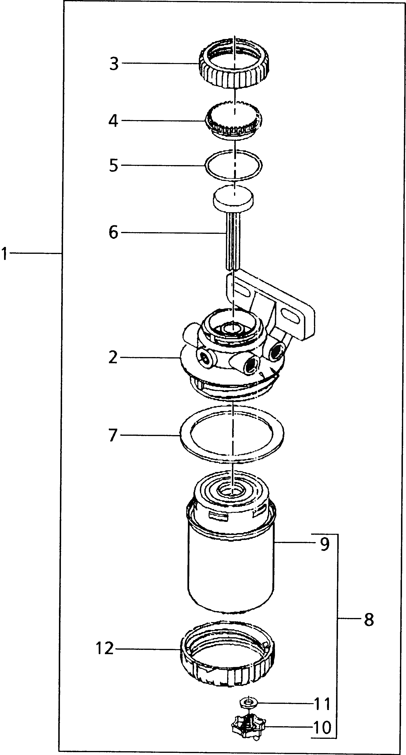 Схема запчастей Komatsu 1004-4-F - НИЗ. PRESSURE ТОПЛИВН. СИСТЕМА (/) ДВИГАТЕЛЬ