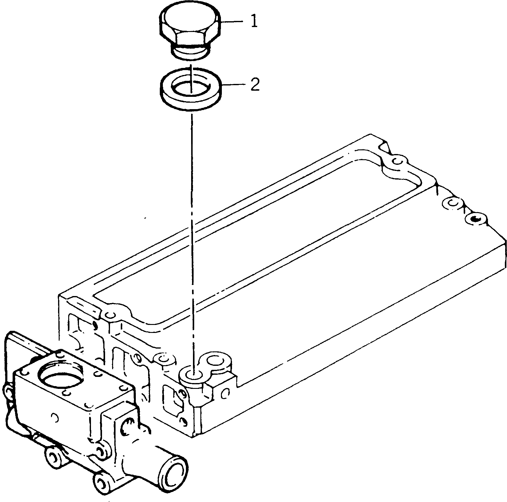 Схема запчастей Komatsu 1004-4TLR - TEMPERATURE GAUGE И SENDER ГОЛОВКА ЦИЛИНДРОВ